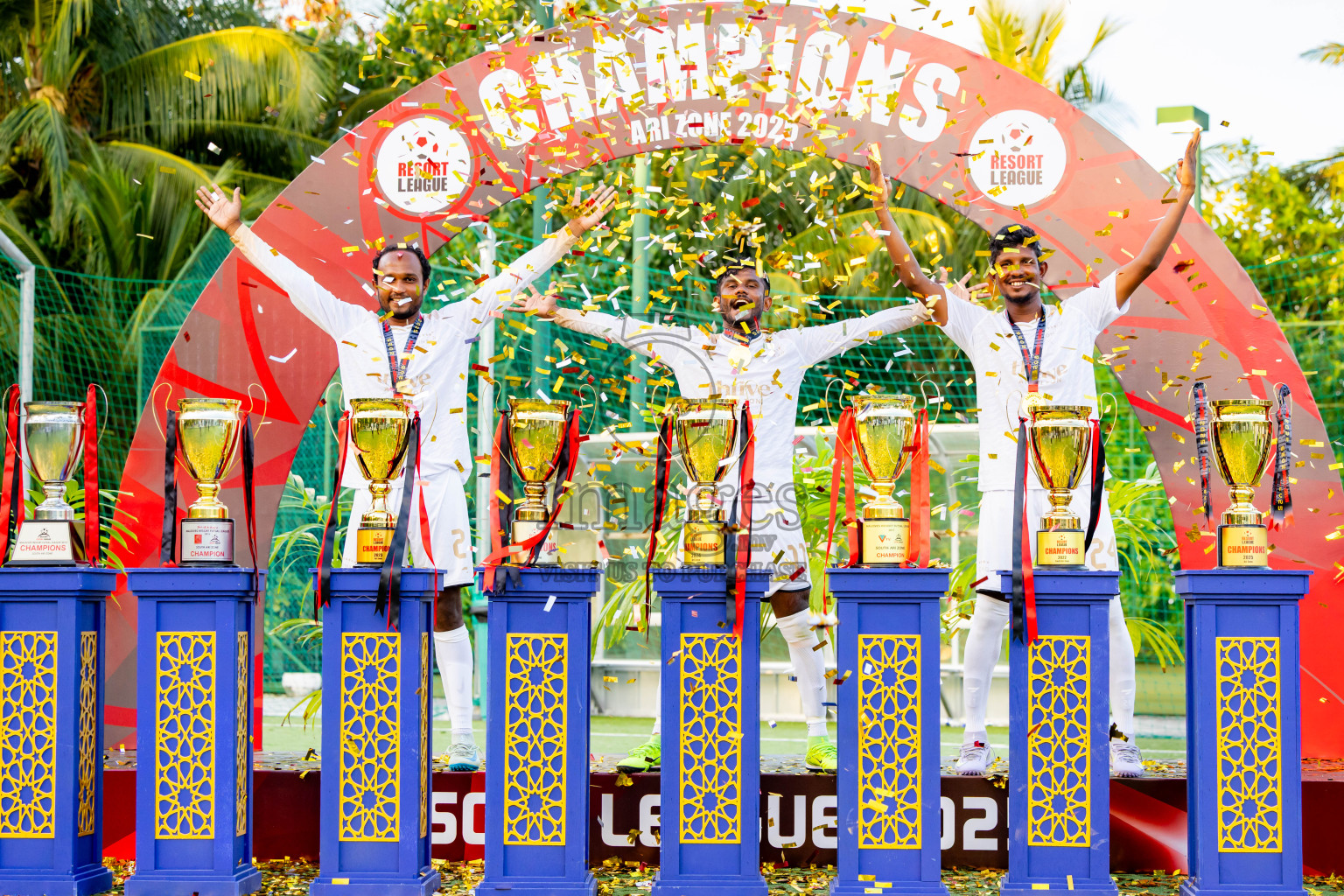 Barcelo vs Conrad in the Final of Resort League 2025 (Ari Zone) was held on Sunday, 28th June 2025 in Conrad Maldives Rangali Island, Alif Dhaalu Atoll, Maldives. Photos: Nausham Waheed / images.mv