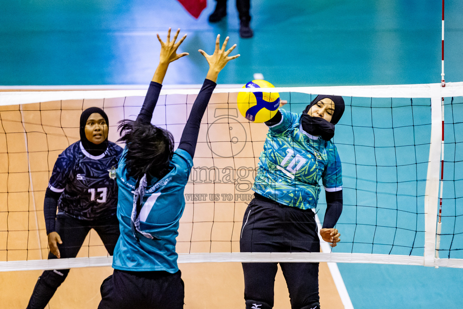 Semi Final of Women's Division of Milo VAM Cup 2024 held in Male', Maldives on Friday, 12th July 2024 at Social Center Indoor Hall Photos By: Nausham Waheed / images.mv