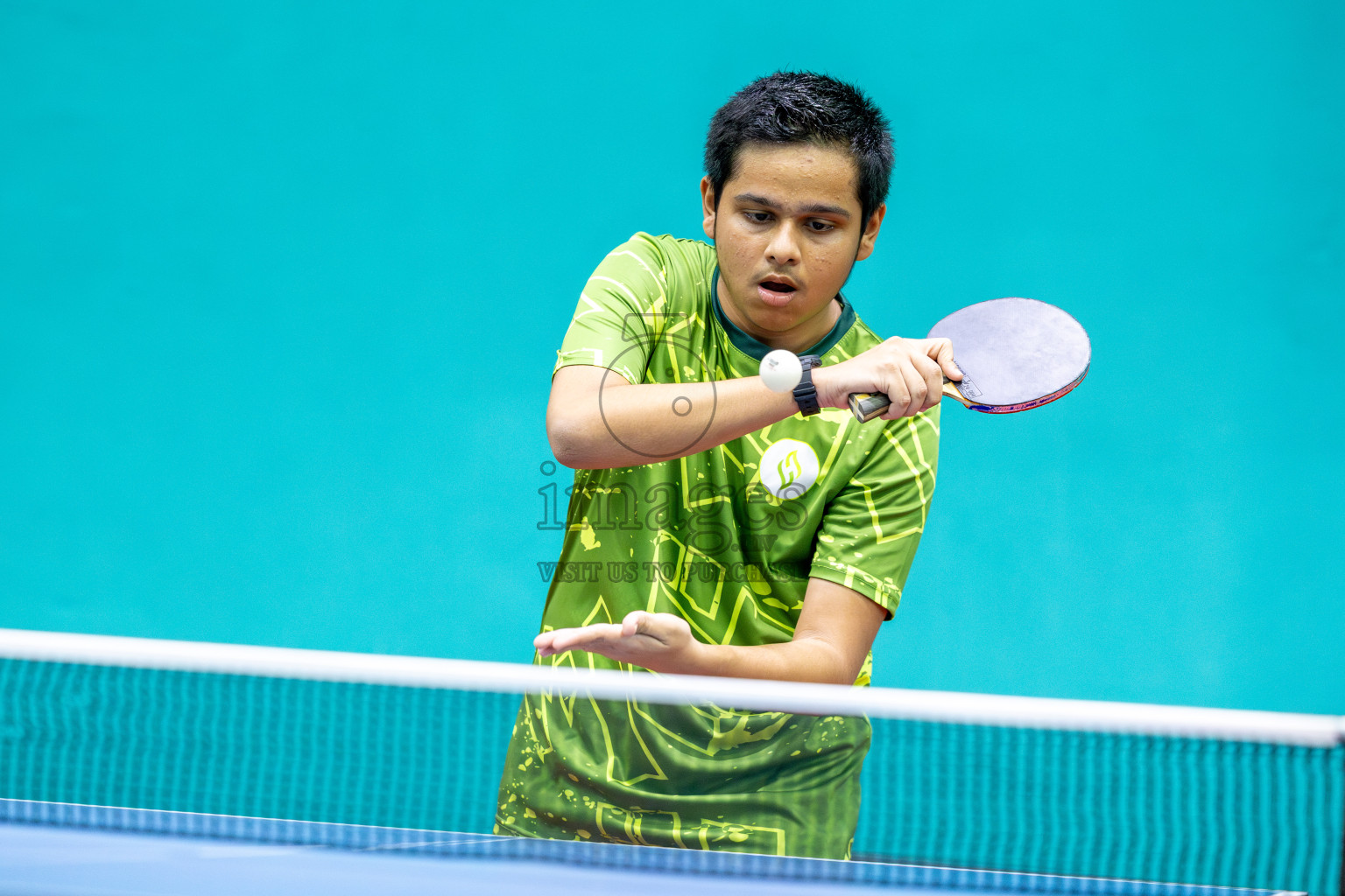 Day 2 of Interschool Table Tennis Tournament 2025 held at Male' TT Hall, Male', Maldives on Thursday, 15th May 2025. Photos By: Ismail Thoriq / images.mv
