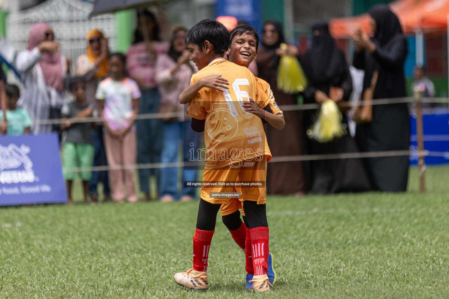 Day 1 of Nestle kids football fiesta, held in Henveyru Football Stadium, Male', Maldives on Wednesday, 11th October 2023 Photos: Shut Abdul Sattar/ Images.mv