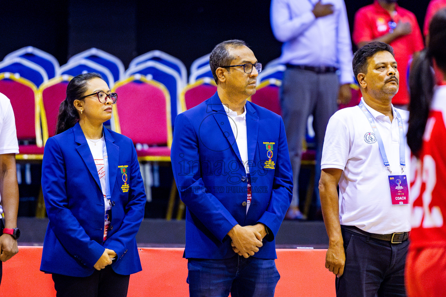 Maldives vs Bangladesh in Day 1 of Under 16 Woman's Asian Cup SABA Qualifiers 2025 was held in Social Center, Male', Maldives on 12th June 2025. Photos: Nausham Waheed / images.mv