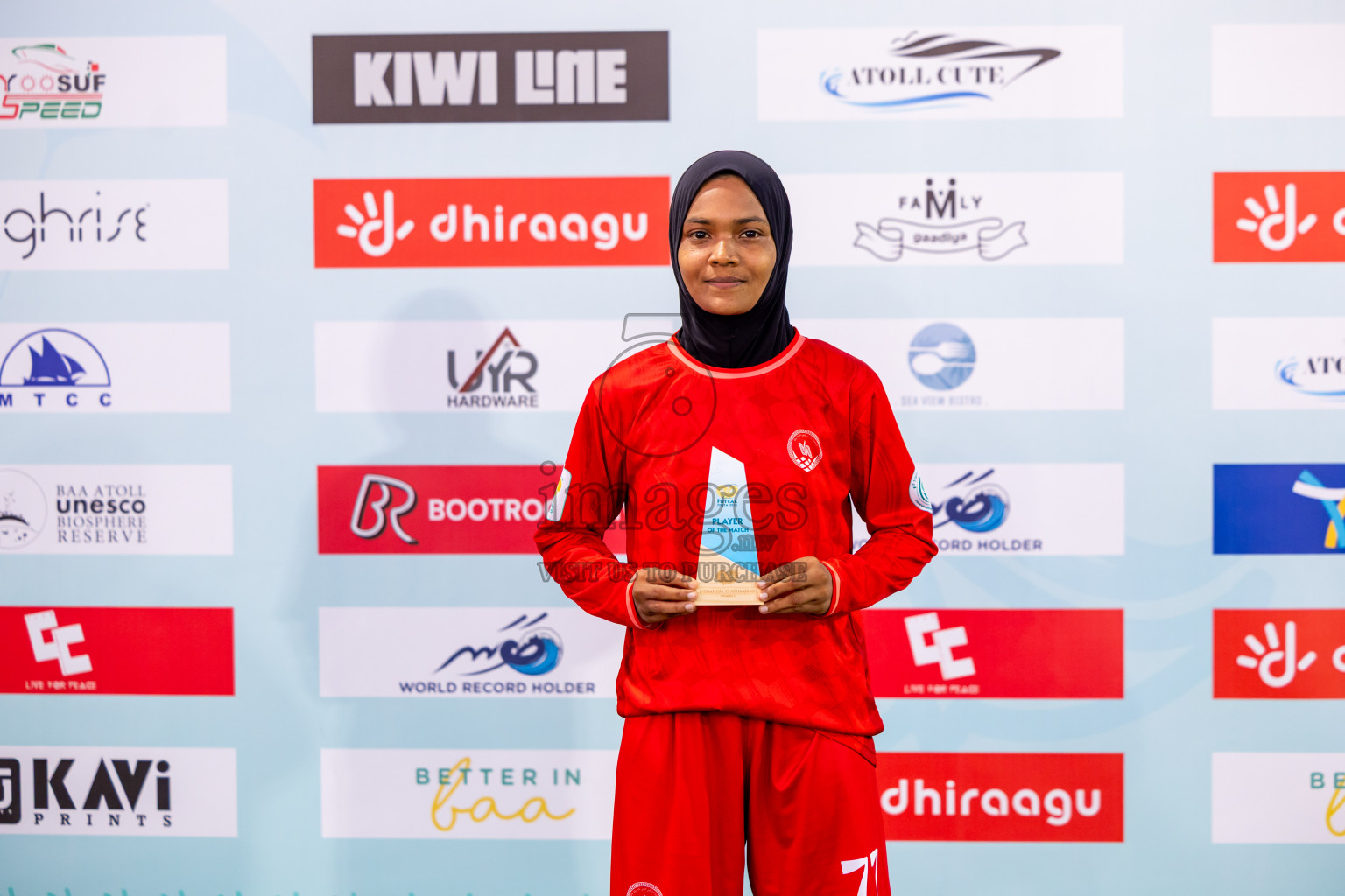 Eydhafushi vs Hithaadhoo in Day 5 of Better in Baa Futsal Fiesta 2025 Woman's division held in B. Eydhafushi, Maldives on Sunday, 9th November 2025. Photos: Nausham Waheed / images.mv