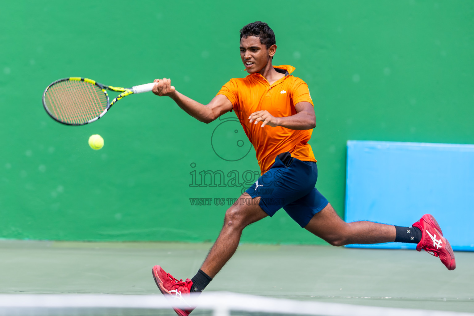 Day 8 of ATF Maldives Junior Open Tennis was held in Male' Tennis Court, Male', Maldives on Thursday, 19th December 2024. Photos: Nausham Waheed/ images.mv