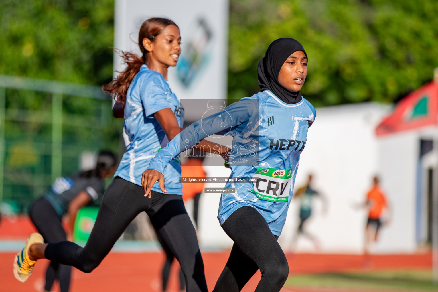 Day 3 of National Athletics Championship 2023 was held in Ekuveni Track at Male', Maldives on Saturday, 25th November 2023. Photos: Hassan Simah / images.mv