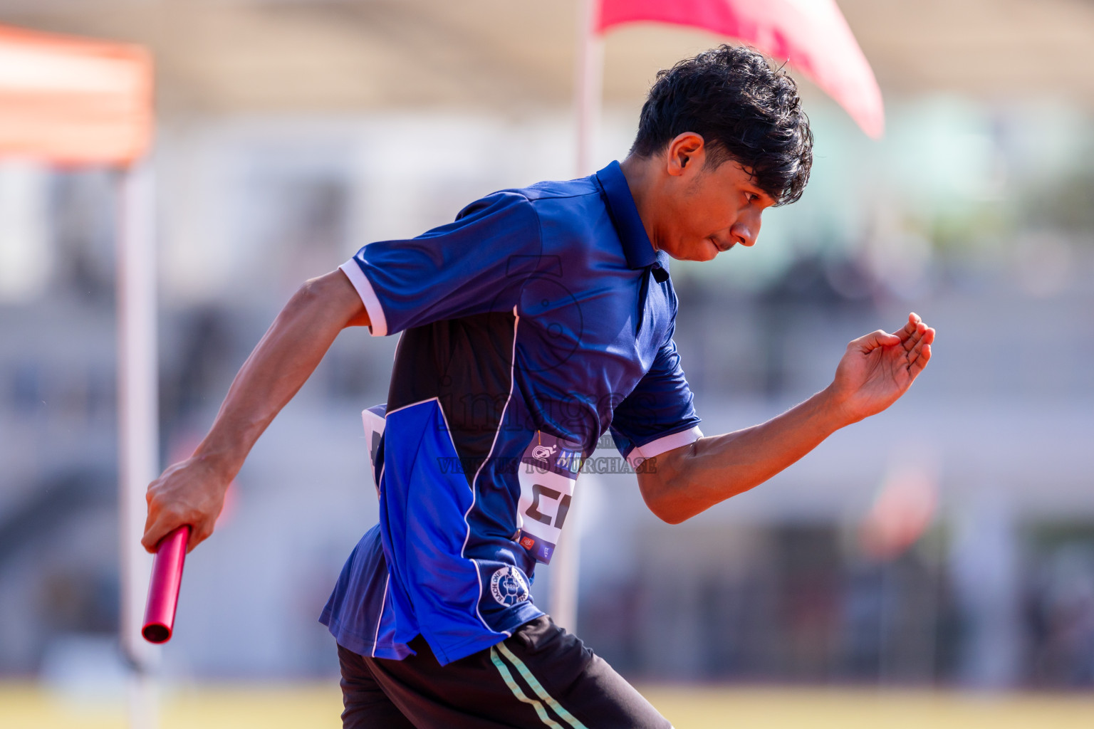 Day 6 of MWSC Interschool Athletics Championships 2024 held in Hulhumale Running Track, Hulhumale, Maldives on Thursday, 14th November 2024. Photos by: Nausham Waheed / Images.mv