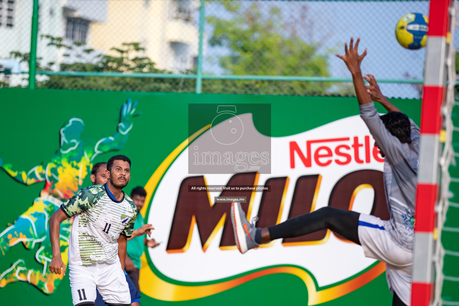 Milo 8th National Handball Tournament Day 4, 18th December 2021, at Handball Ground, Male', Maldives. Photos by Hassan Simah