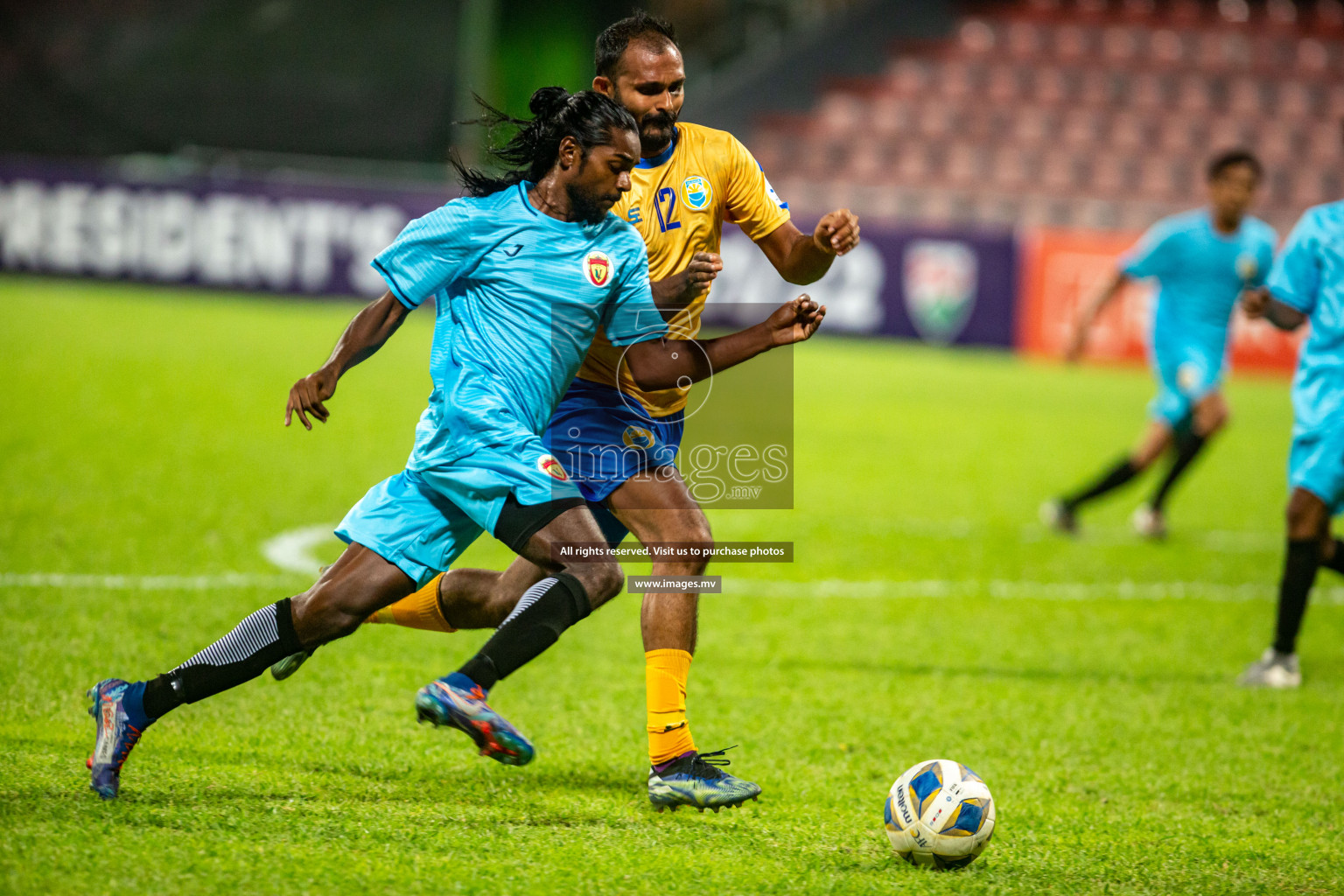 Club Valencia vs United Victory in the President's Cup 2021/2022 held in Male', Maldives on 19 December 2021