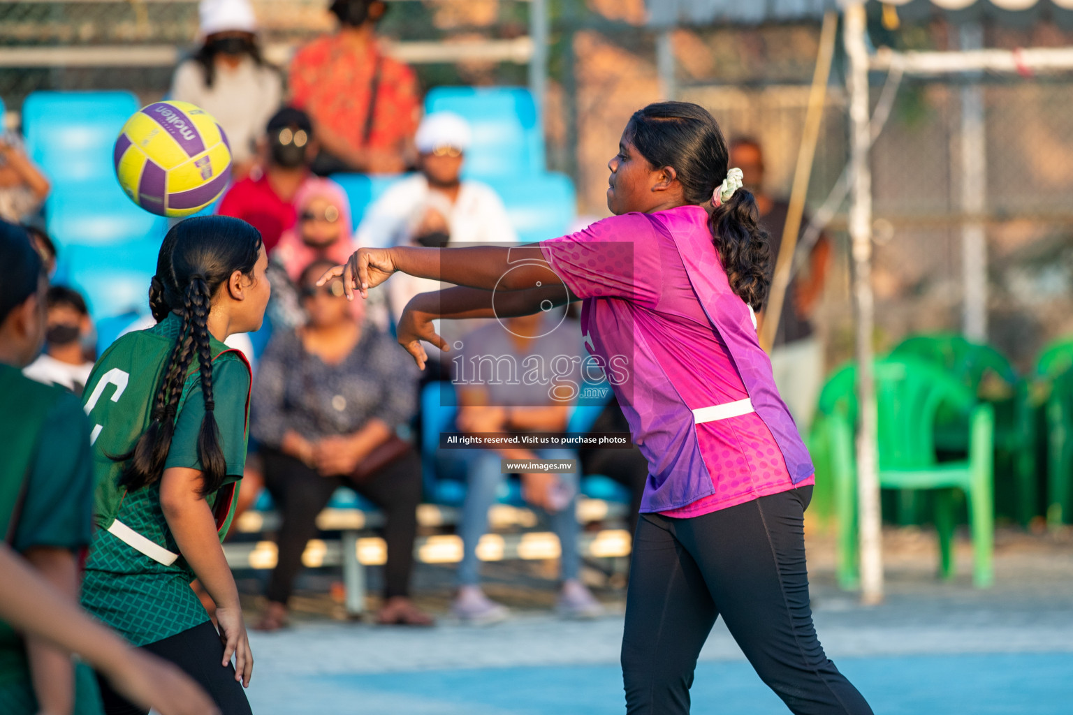Day 8 of Junior Netball Championship 2022 on 11th March 2022 held in Male', Maldives. Photos by Nausham Waheed & Hassan Simah