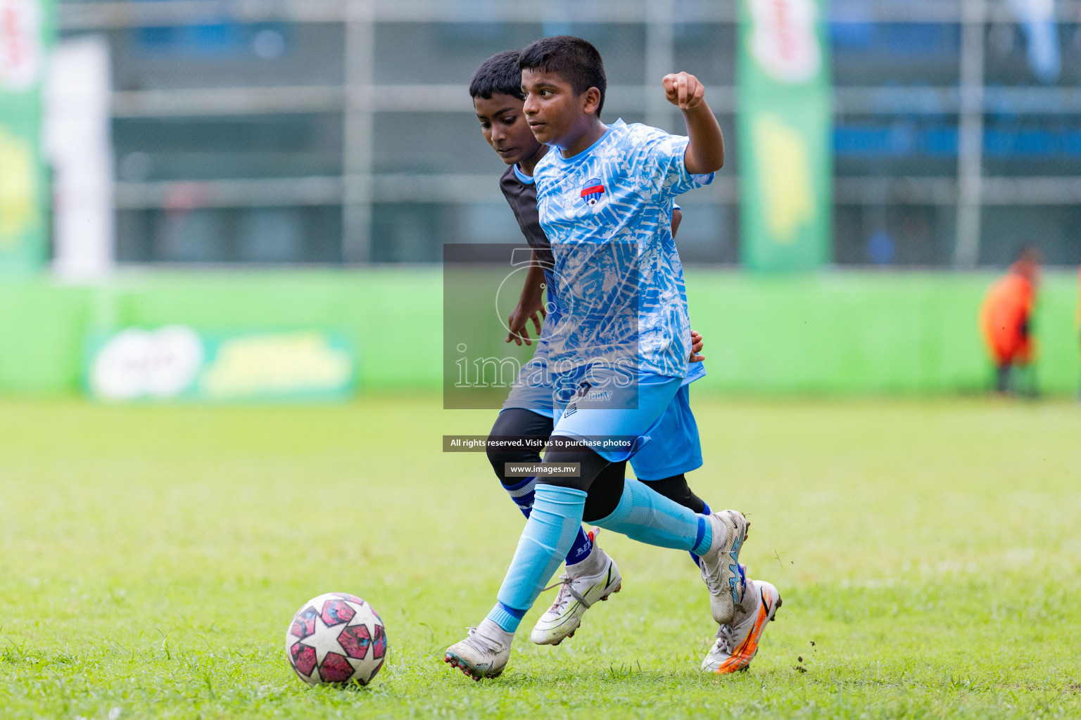 Day 1 of MILO Academy Championship 2023 (u14) was held in Henveyru Stadium Male', Maldives on 3rd November 2023. Photos: Nausham Waheed / images.mv