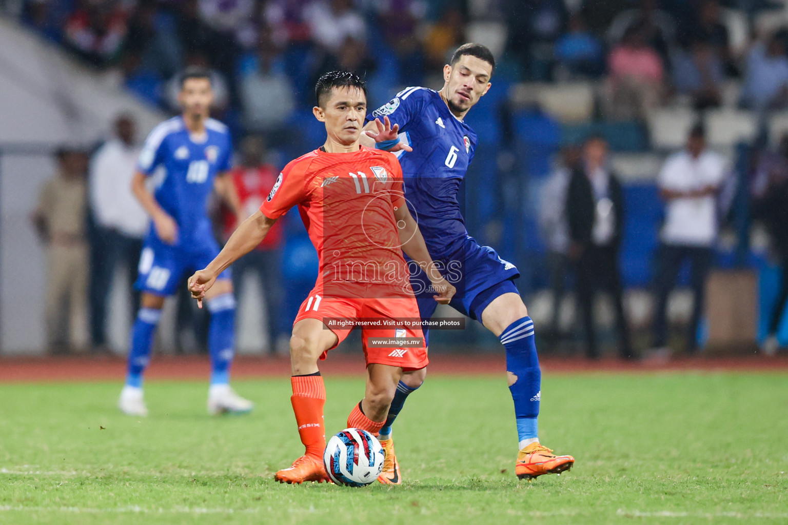 Kuwait vs India in the Final of SAFF Championship 2023 held in Sree Kanteerava Stadium, Bengaluru, India, on Tuesday, 4th July 2023. Photos: Nausham Waheed / images.mv