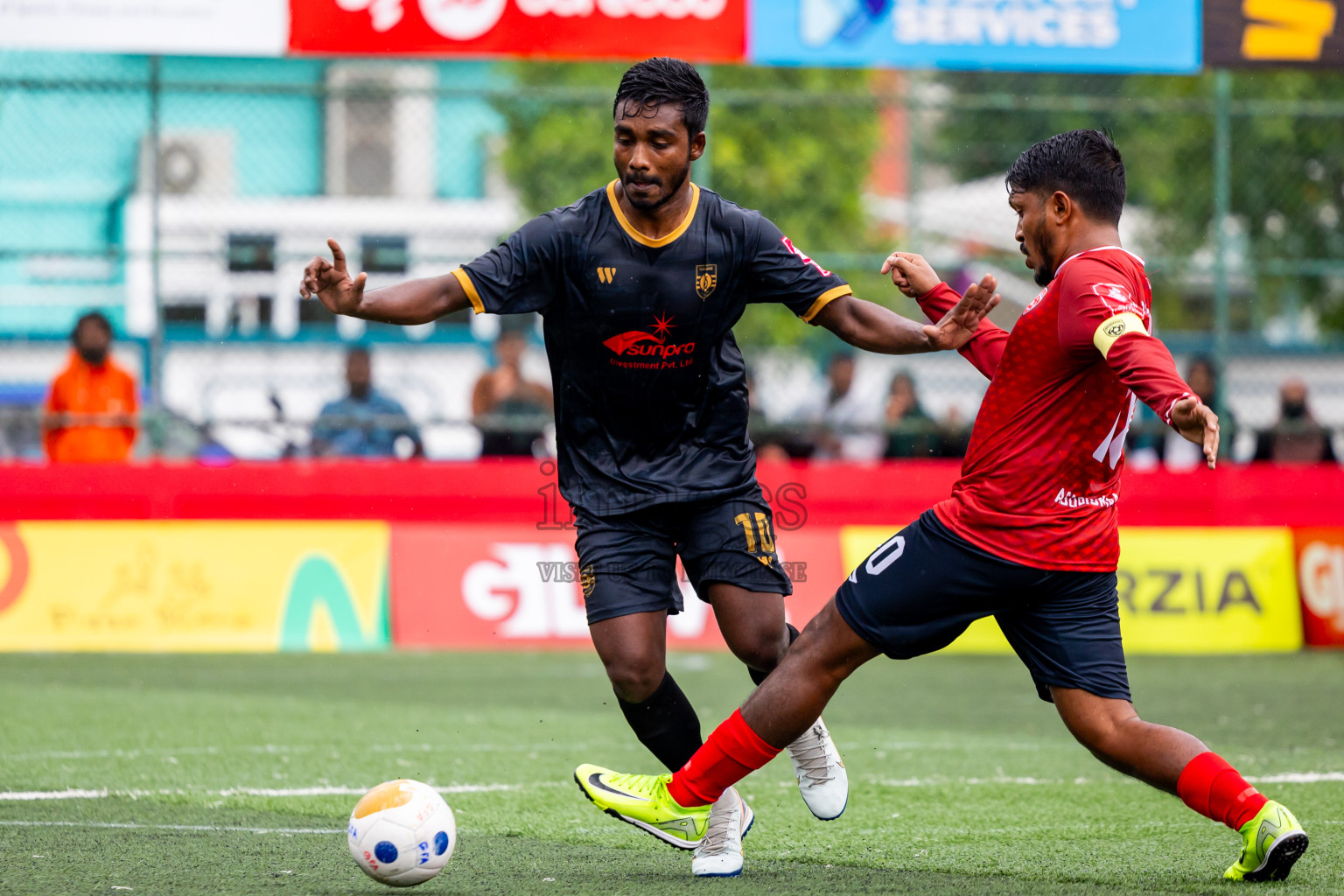 ADh Mandhoo vs ADh Mahibadhoo in Day 10 of Golden Futsal Challenge 2025 was held on Tuesday, 14th January 2025, in Hulhumale', Maldives Photos: Nausham Waheed / images.mv
