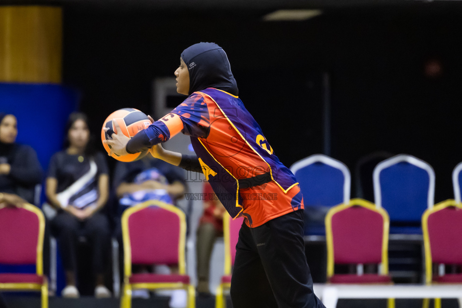 Day 11 of 25th Inter-School Netball Tournament was held in Social Center at Male', Maldives on Wednesday, 21st August 2024.