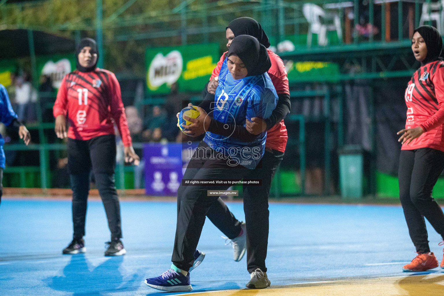 Day 2 of 6th MILO Handball Maldives Championship 2023, held in Handball ground, Male', Maldives on Friday, 21st May 2023 Photos: Nausham Waheed/ Images.mv