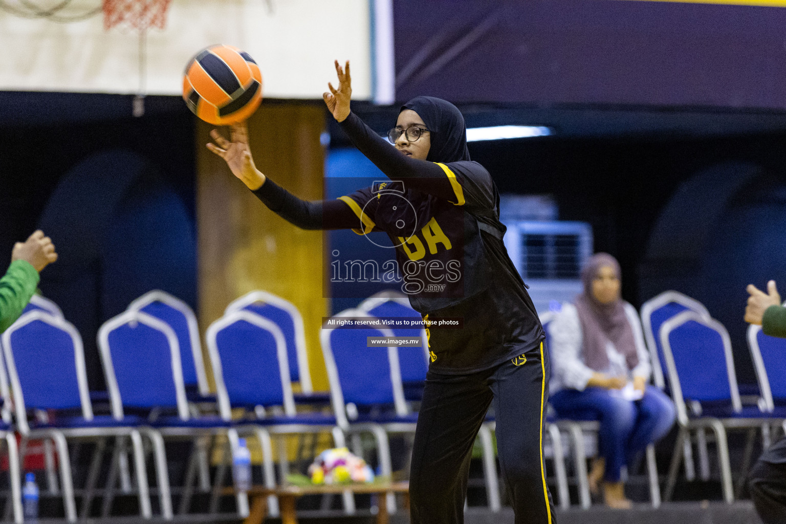 24th Interschool Netball Tournament 2023 was held in Social Center, Male', Maldives on 27th October 2023. Photos: Nausham Waheed / images.mv