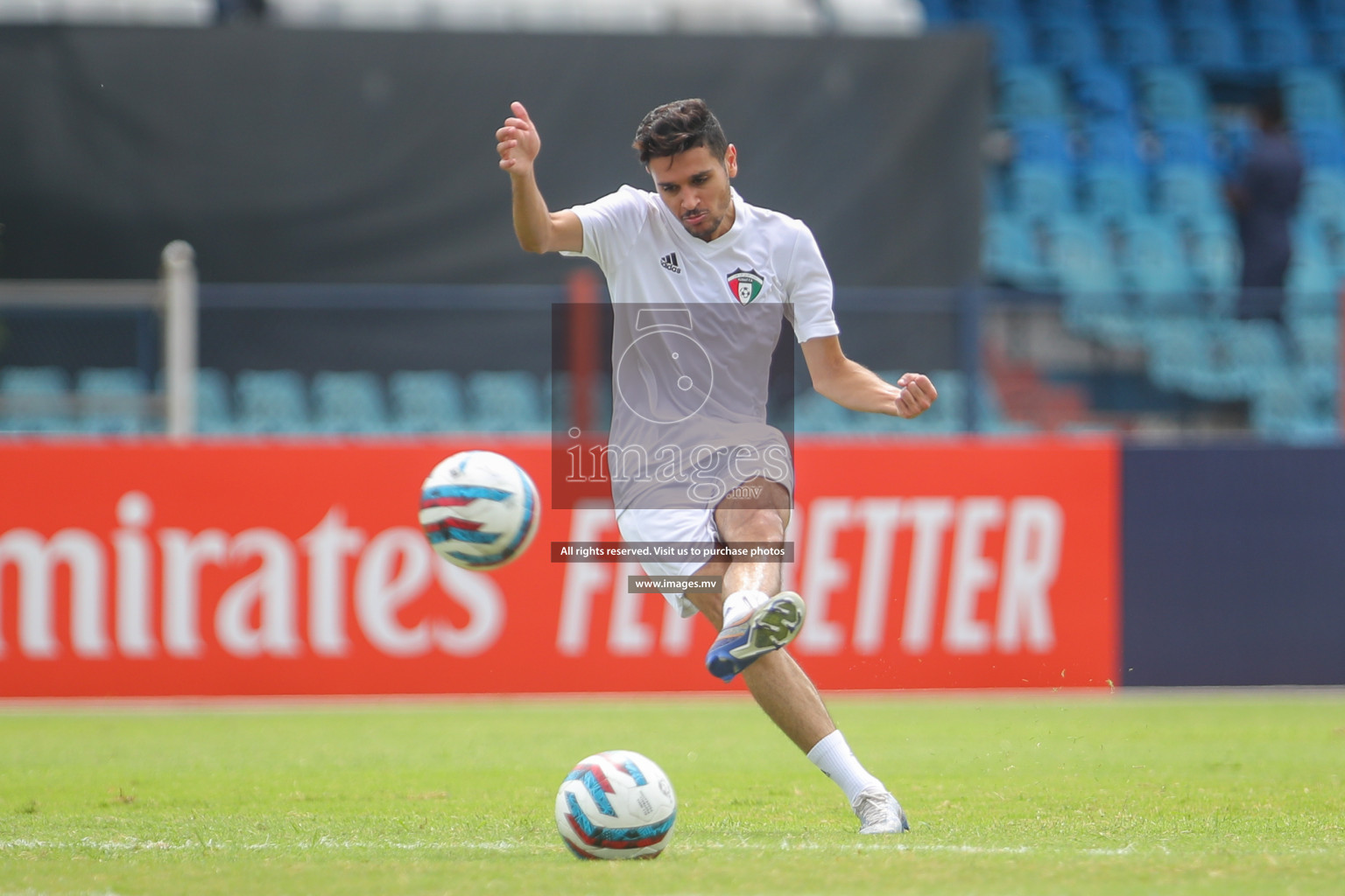 Kuwait vs Bangladesh in the Semi-final of SAFF Championship 2023 held in Sree Kanteerava Stadium, Bengaluru, India, on Saturday, 1st July 2023. Photos: Nausham Waheed, Hassan Simah / images.mv