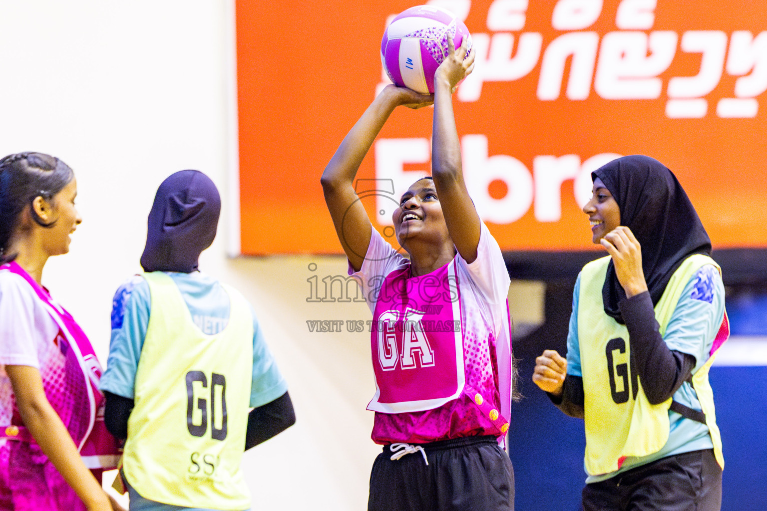 MV Netters vs N Sport in Division 2 Final of National Netball Tournament 2025 held in Social Center at Male', Maldives on Wednesday, 28th May 2025. Photos: Nausham Waheed / images.mv