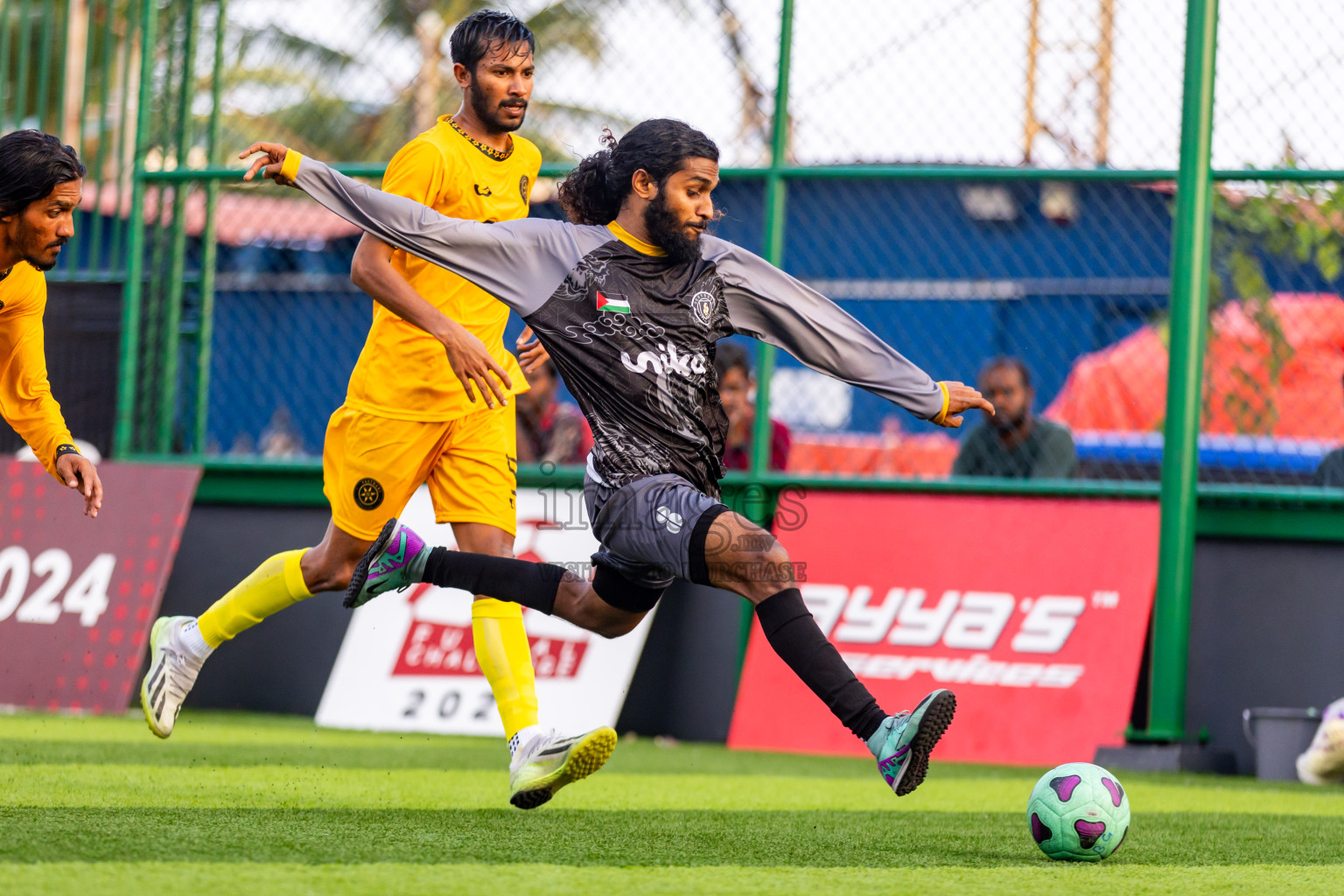 Bretheren SC vs Fasthari SC in Day 6 of BG Futsal Challenge 2024 was held on Sunday, 17th March 2024, in Male', Maldives Photos: Nausham Waheed / images.mv