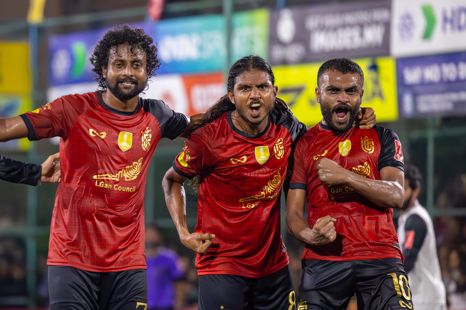 Vilimale vs L Gan in Semi Finals of Golden Futsal Challenge 2024 which was held on Friday, 1st March 2024, in Hulhumale', Maldives.
Photos: Ismail Thoriq / images.mv