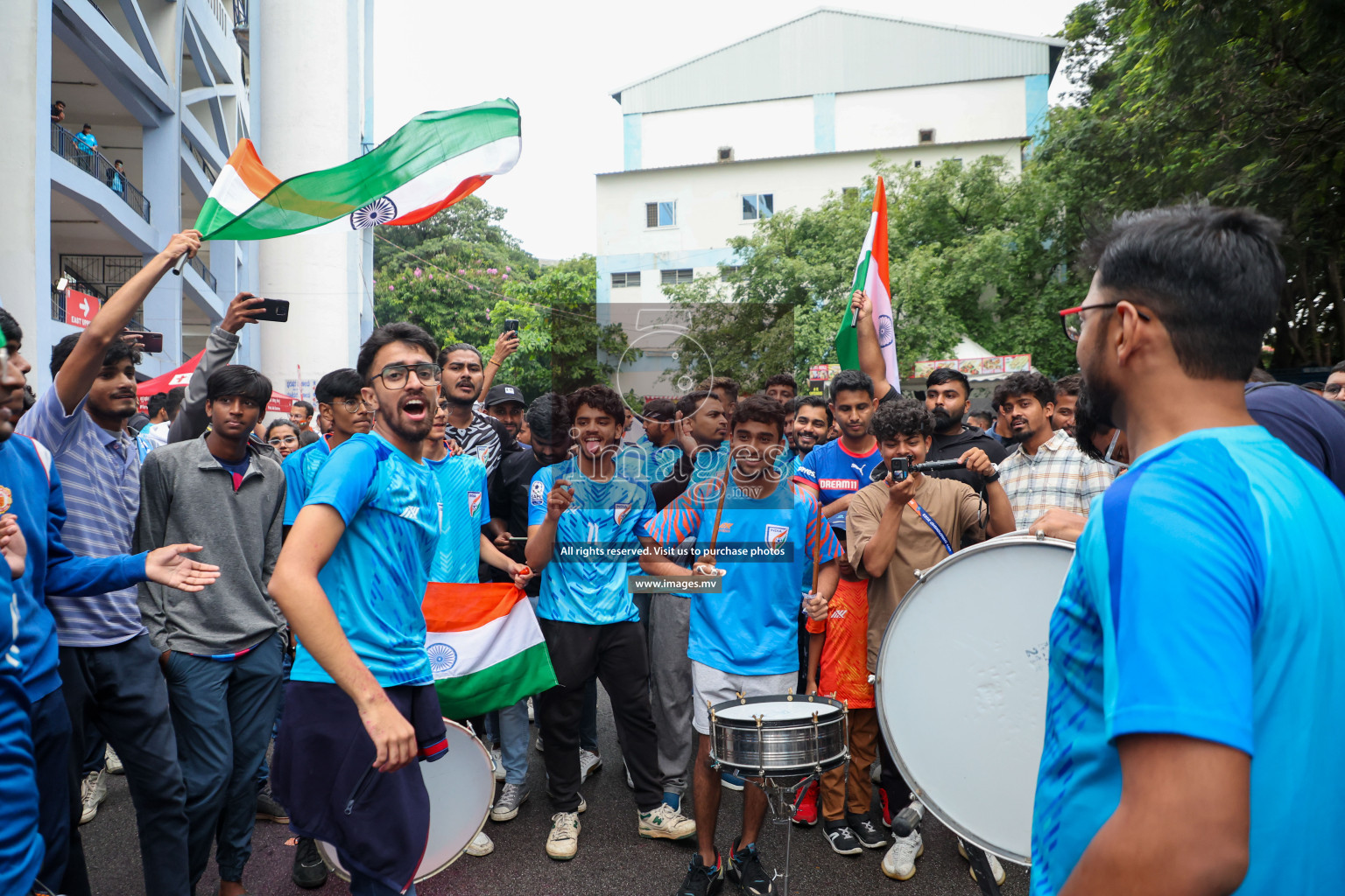 Kuwait vs India in the Final of SAFF Championship 2023 held in Sree Kanteerava Stadium, Bengaluru, India, on Tuesday, 4th July 2023. Photos: Nausham Waheed / images.mv