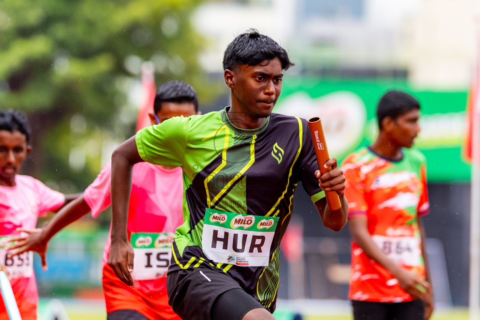 Day 6 of Inter-school Athletics Championship 2025 held in Ekuveni Synthetic Track, Male', Maldives on Sunday, 12th October 2025. Photos by: Nausham Waheed / Images.mv