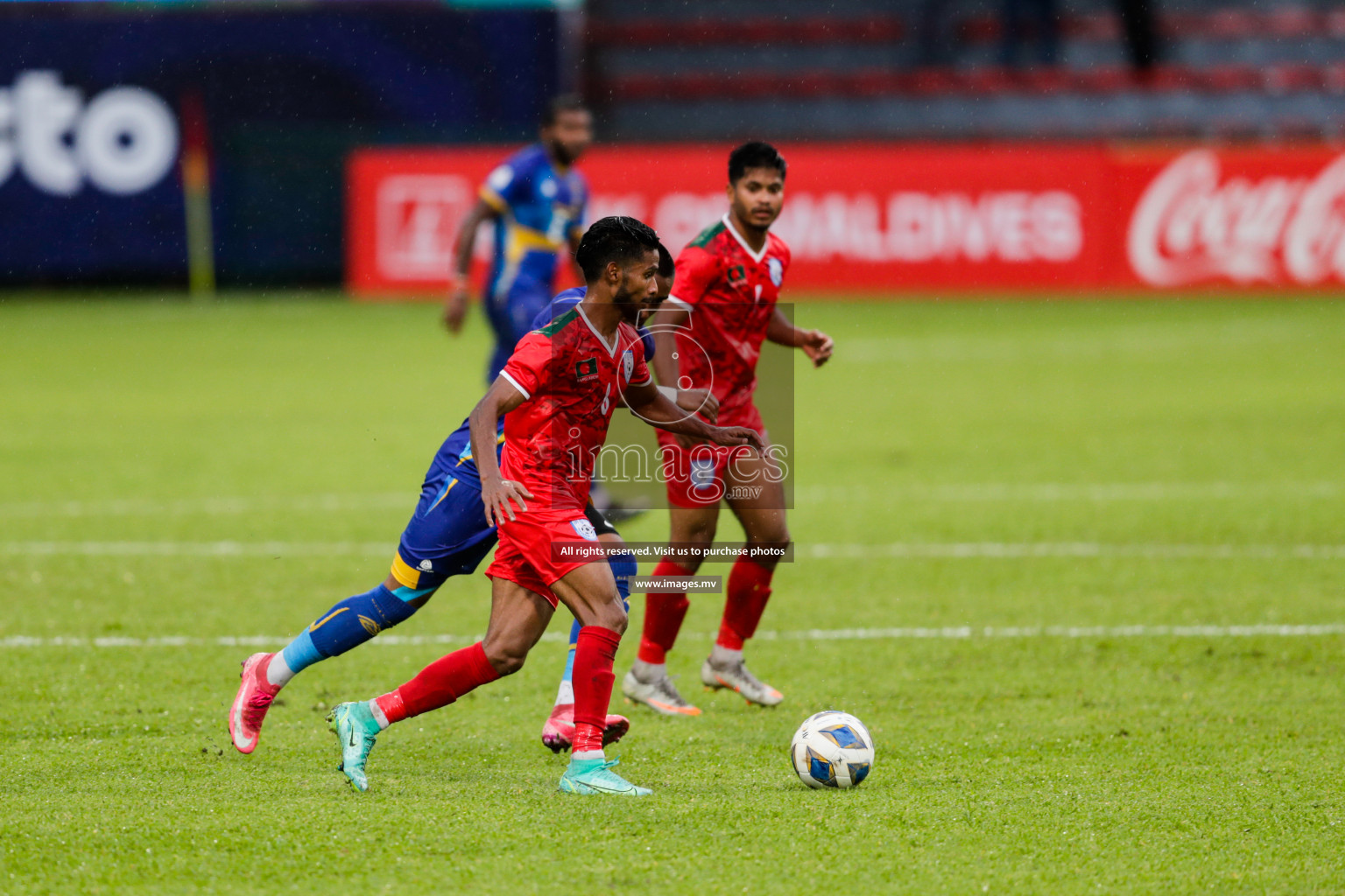 Bangladesh vs Sri Lanka in SAFF Championship 2021 held on 1st October 2021 in Galolhu National Stadium, Male', Maldives