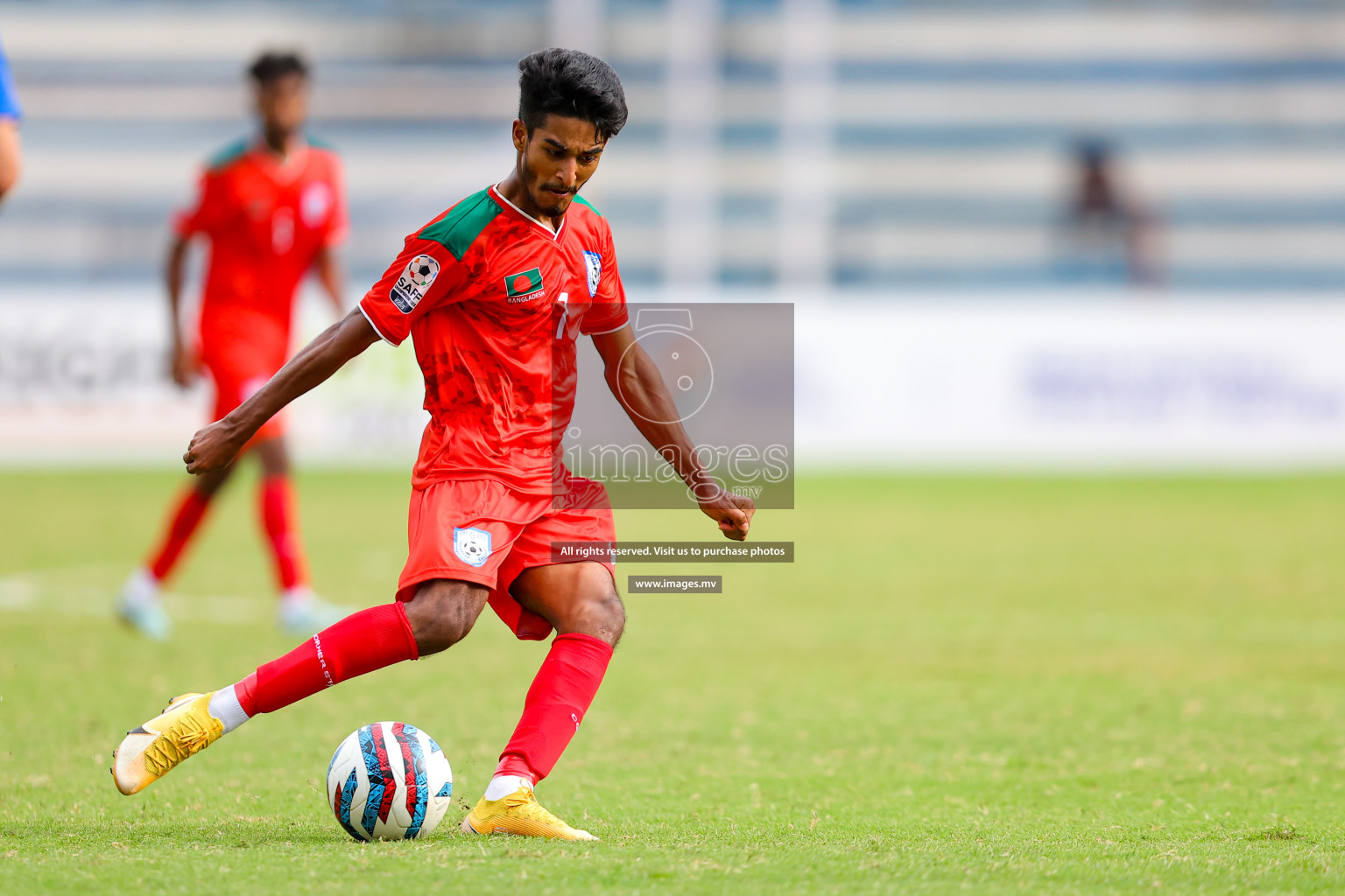 Kuwait vs Bangladesh in the Semi-final of SAFF Championship 2023 held in Sree Kanteerava Stadium, Bengaluru, India, on Saturday, 1st July 2023. Photos: Nausham Waheed, Hassan Simah / images.mv