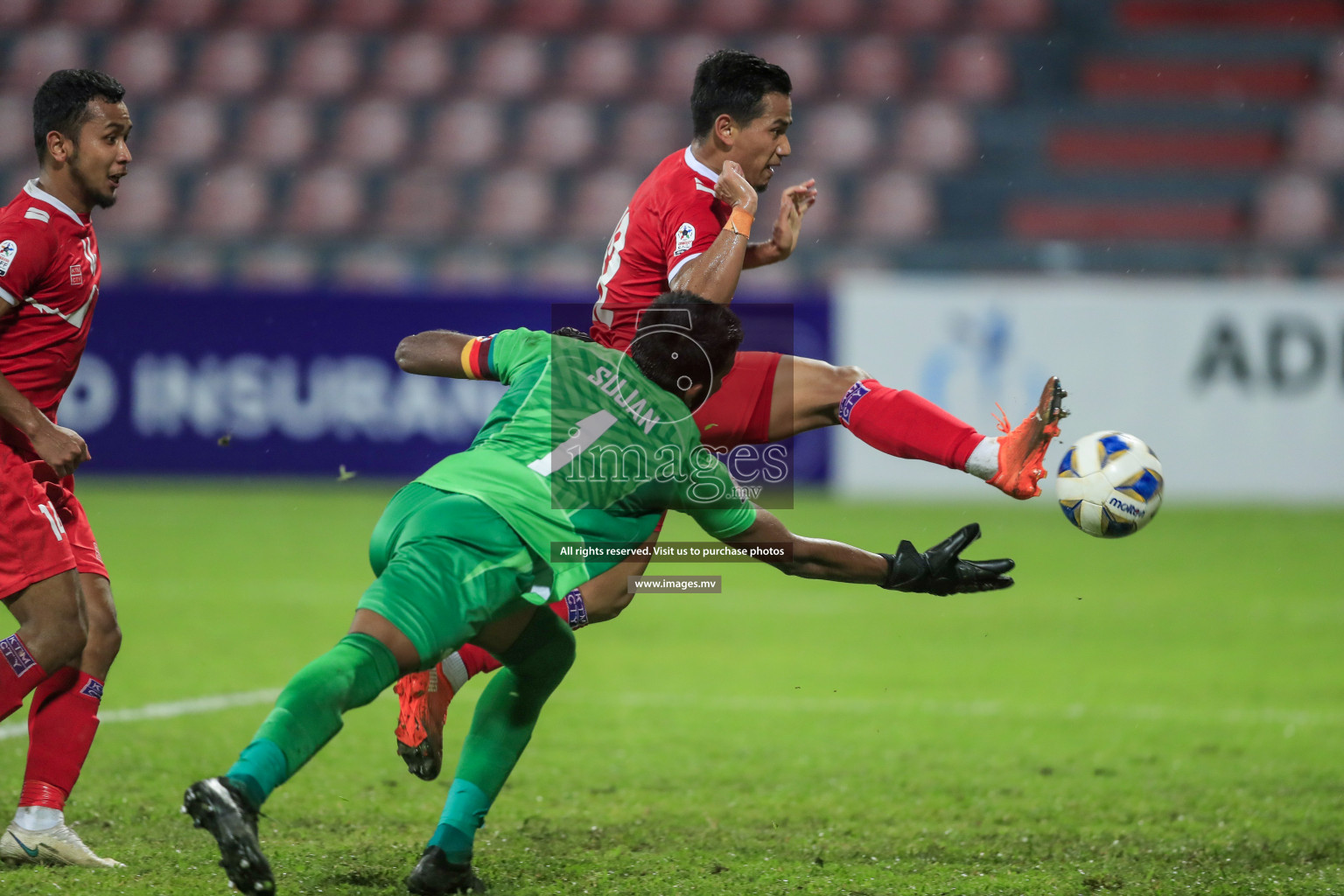 Nepal vs Sri Lanka in SAFF Championship 2021 held on 4th October 2021 in Galolhu National Stadium, Male', Maldives