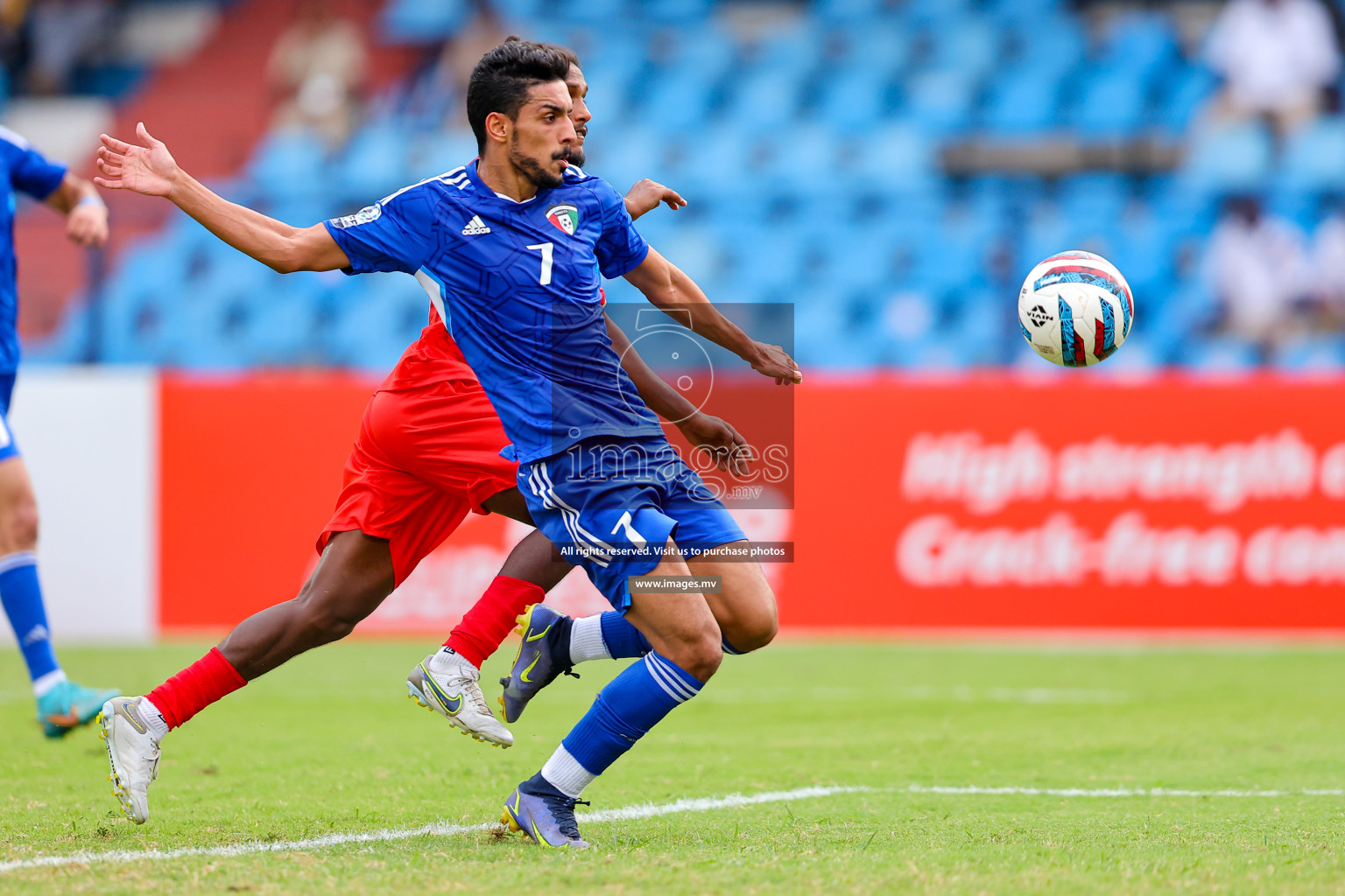 Kuwait vs Bangladesh in the Semi-final of SAFF Championship 2023 held in Sree Kanteerava Stadium, Bengaluru, India, on Saturday, 1st July 2023. Photos: Nausham Waheed, Hassan Simah / images.mv