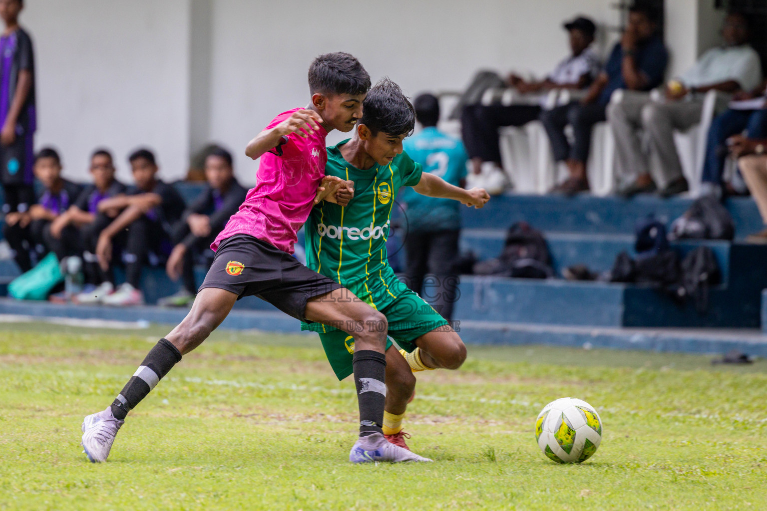Day 2 of MILO Academy Championship 2025 (U14) was held on Friday, 31st October 2025 at Henveiru Football Grounds, Male', Maldives . 
Photos: Hassan Simah / images.mv