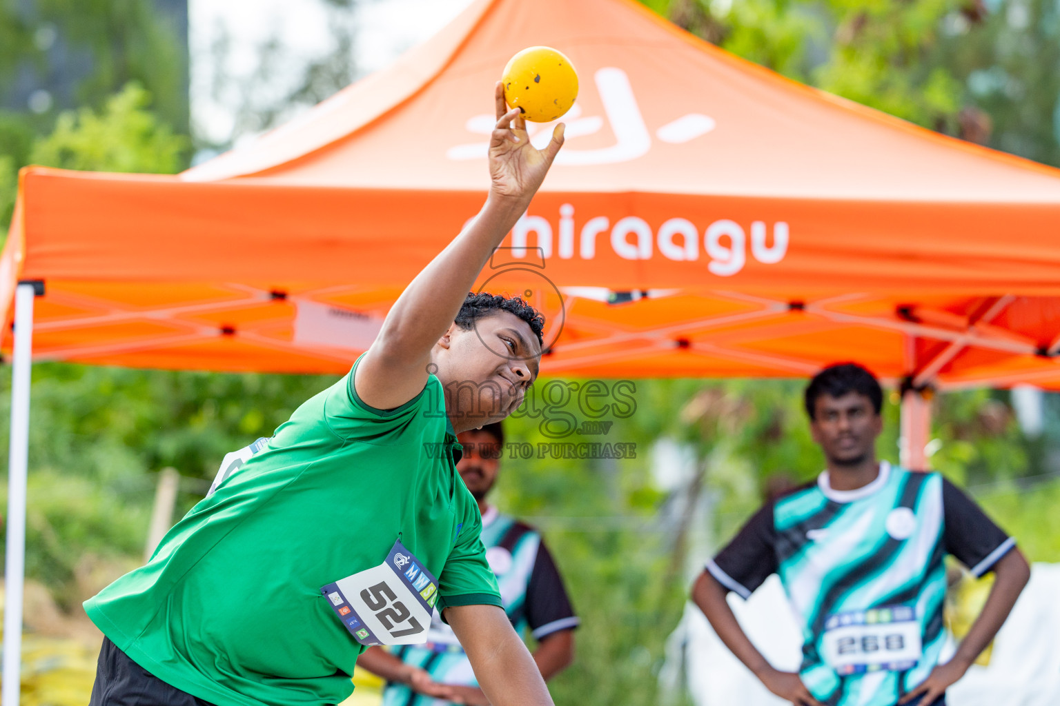 Day 2 of MWSC Interschool Athletics Championships 2024 held in Hulhumale Running Track, Hulhumale, Maldives on Sunday, 10th November 2024. 
Photos by: Hassan Simah / Images.mv