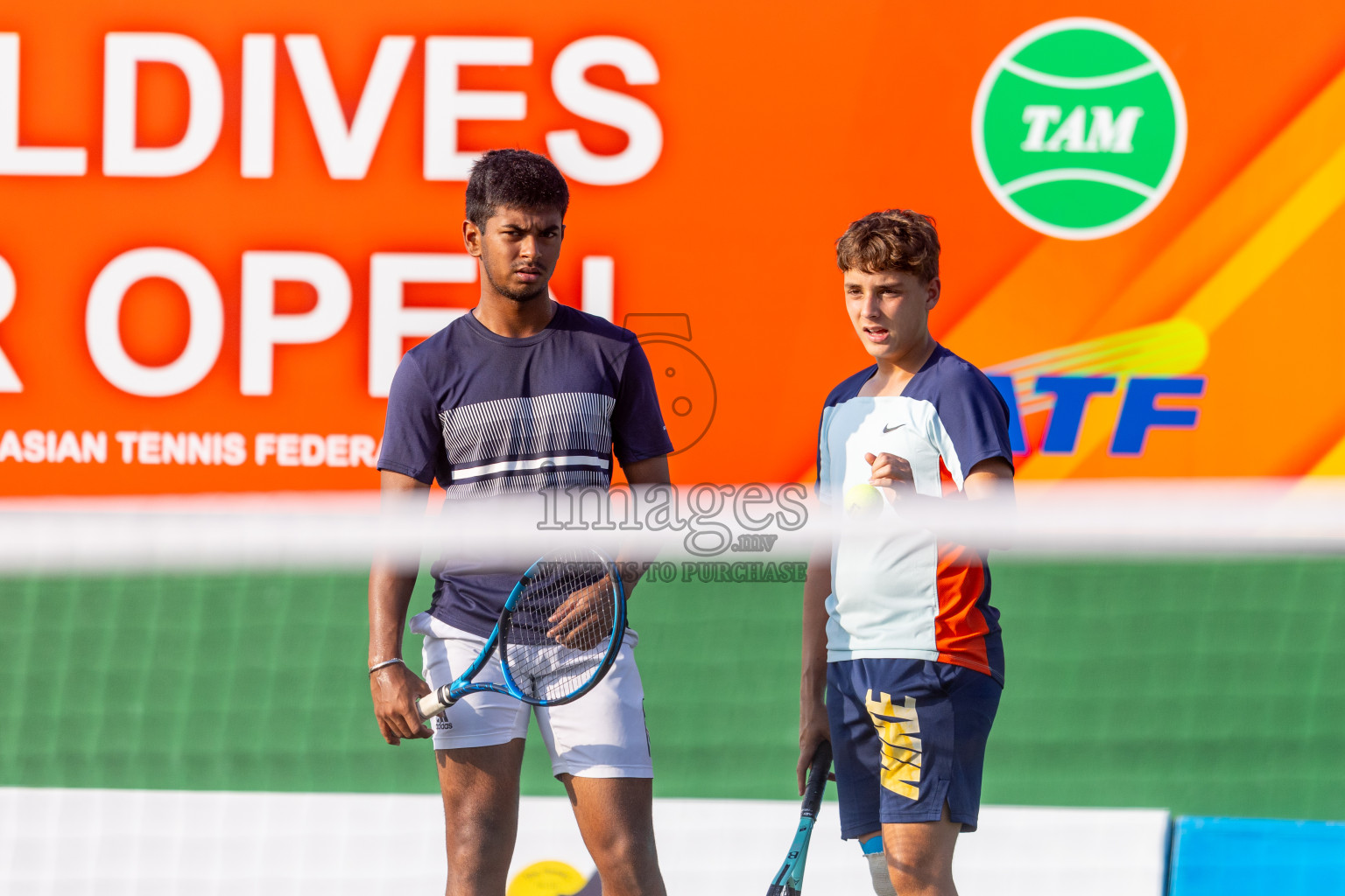 Day 3 of ATF Maldives Junior Open Tennis was held in Male' Tennis Court, Male', Maldives on Wednesday, 11th December 2024. Photos: Ismail Thoriq / images.mv