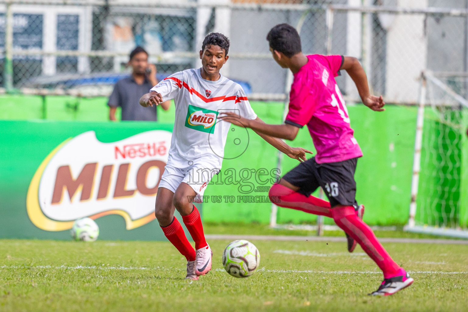 Dhivehi Youth League 2024 - Day 1. Matches held at Henveiru Stadium on 21st November 2024 , Thursday. Photos: Shuu Abdul Sattar/ Images.mv