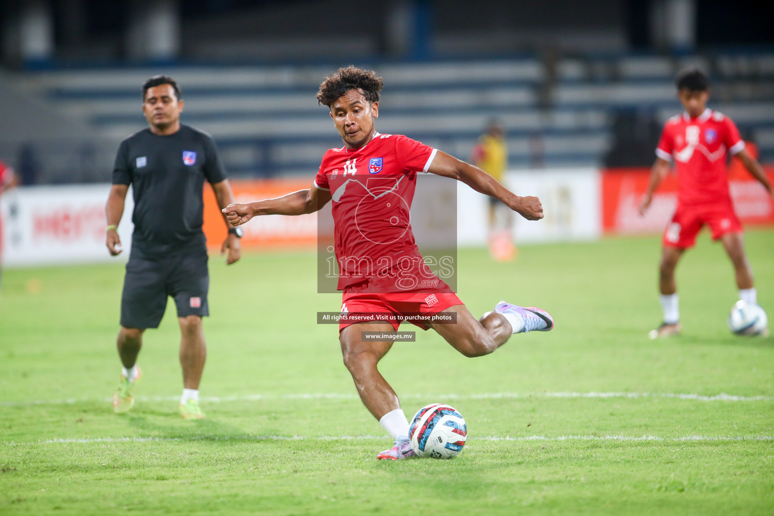 Nepal vs India in SAFF Championship 2023 held in Sree Kanteerava Stadium, Bengaluru, India, on Saturday, 24th June 2023. Photos: Nausham Waheed / images.mv