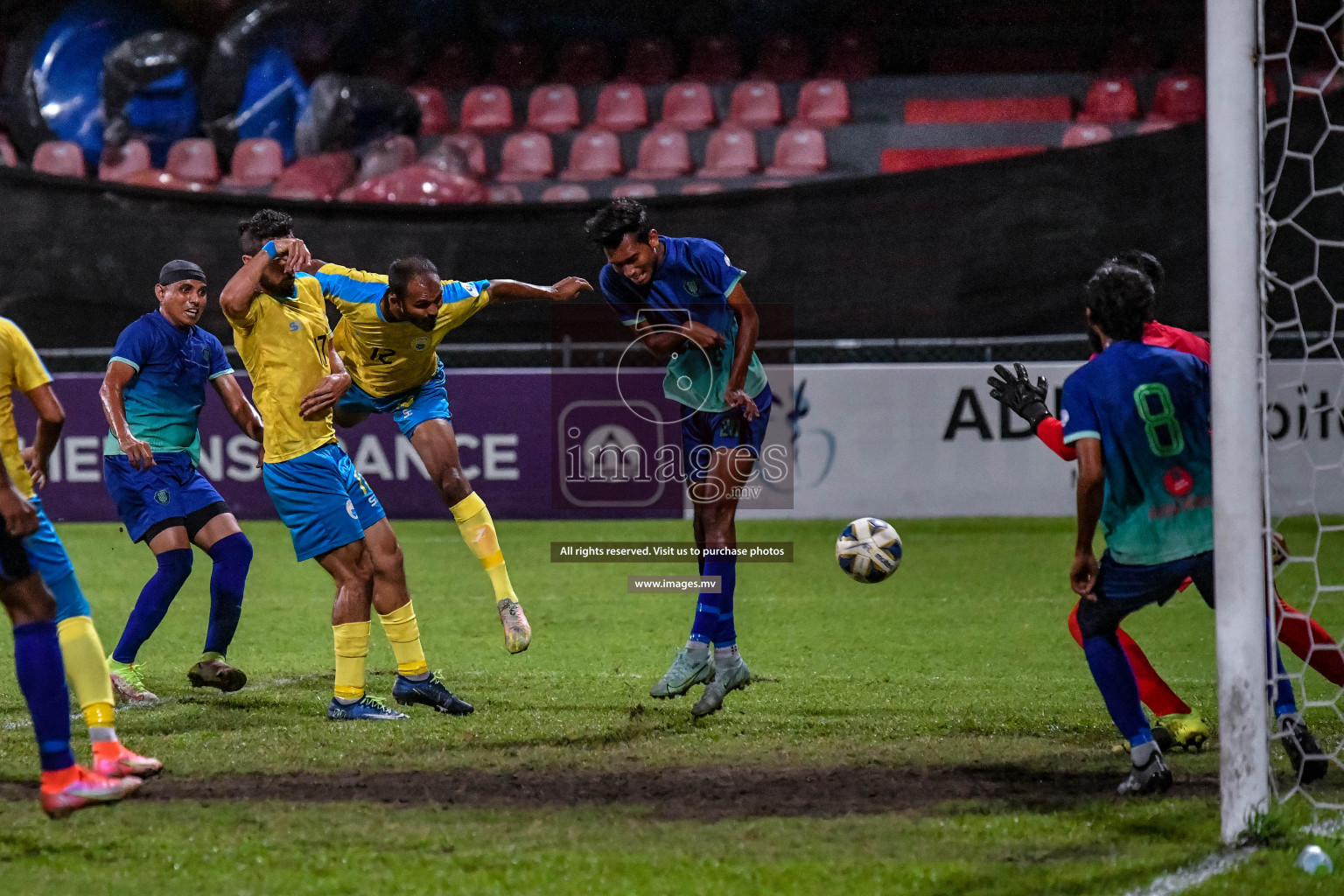 Club Valencia vs Super United sports in the FA Cup 2022 on 18th Aug 2022, held in National Football Stadium, Male', Maldives Photos: Nausham Waheed / Images.mv