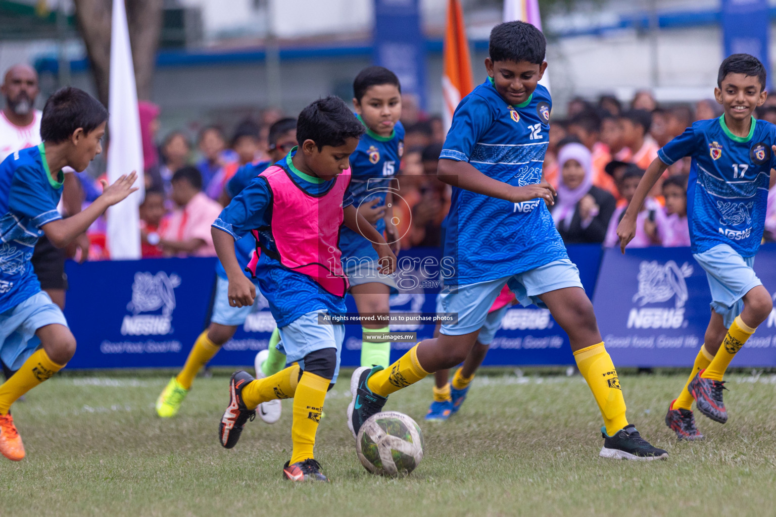 Day 1 of Nestle kids football fiesta, held in Henveyru Football Stadium, Male', Maldives on Wednesday, 11th October 2023 Photos: Shut Abdul Sattar/ Images.mv