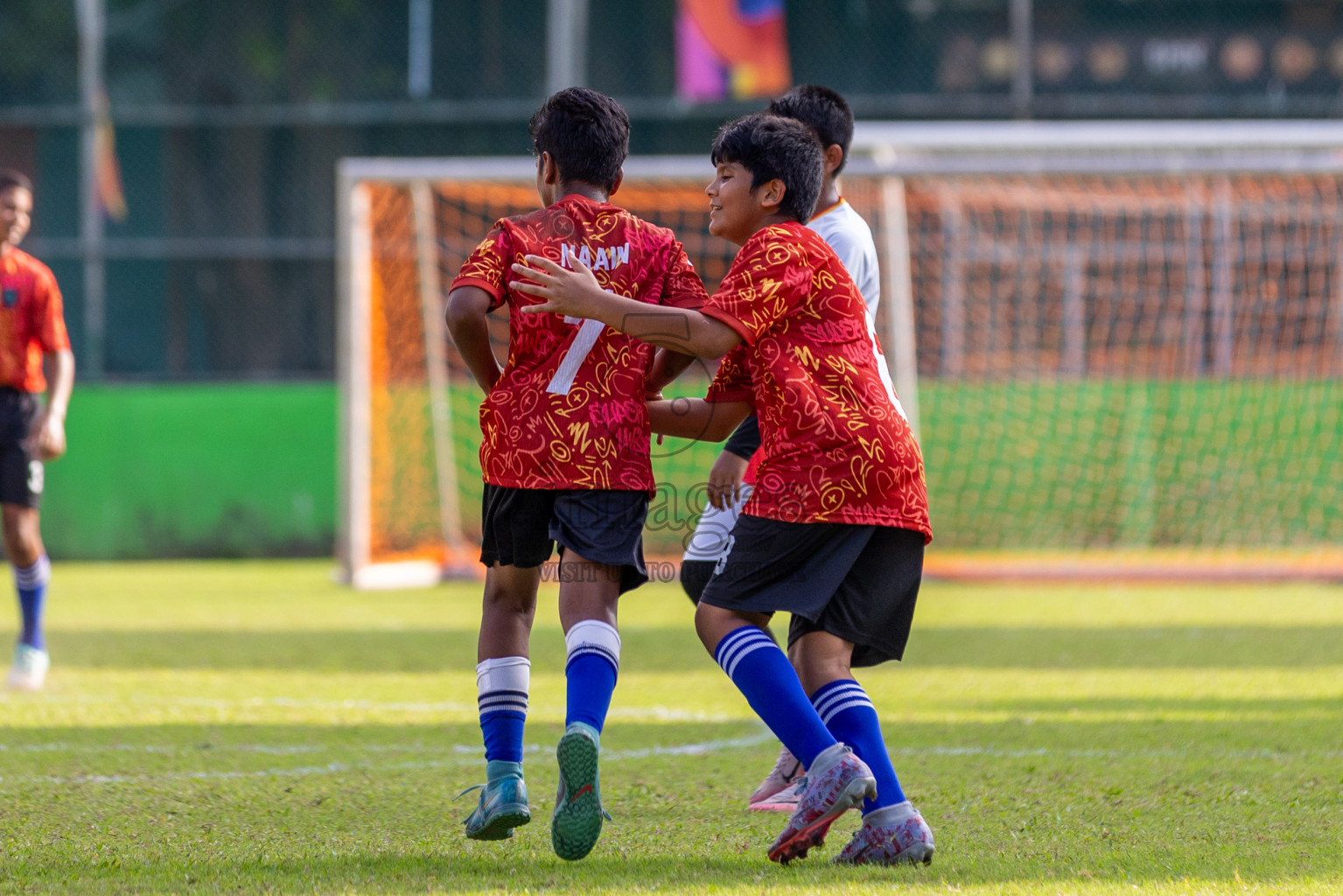 Club Eagles vs Super United Sports (U12) in Day 4 of Dhivehi Youth League 2024 held at Henveiru Stadium on Thursday, 28th November 2024. Photos: Shuu Abdul Sattar/ Images.mv