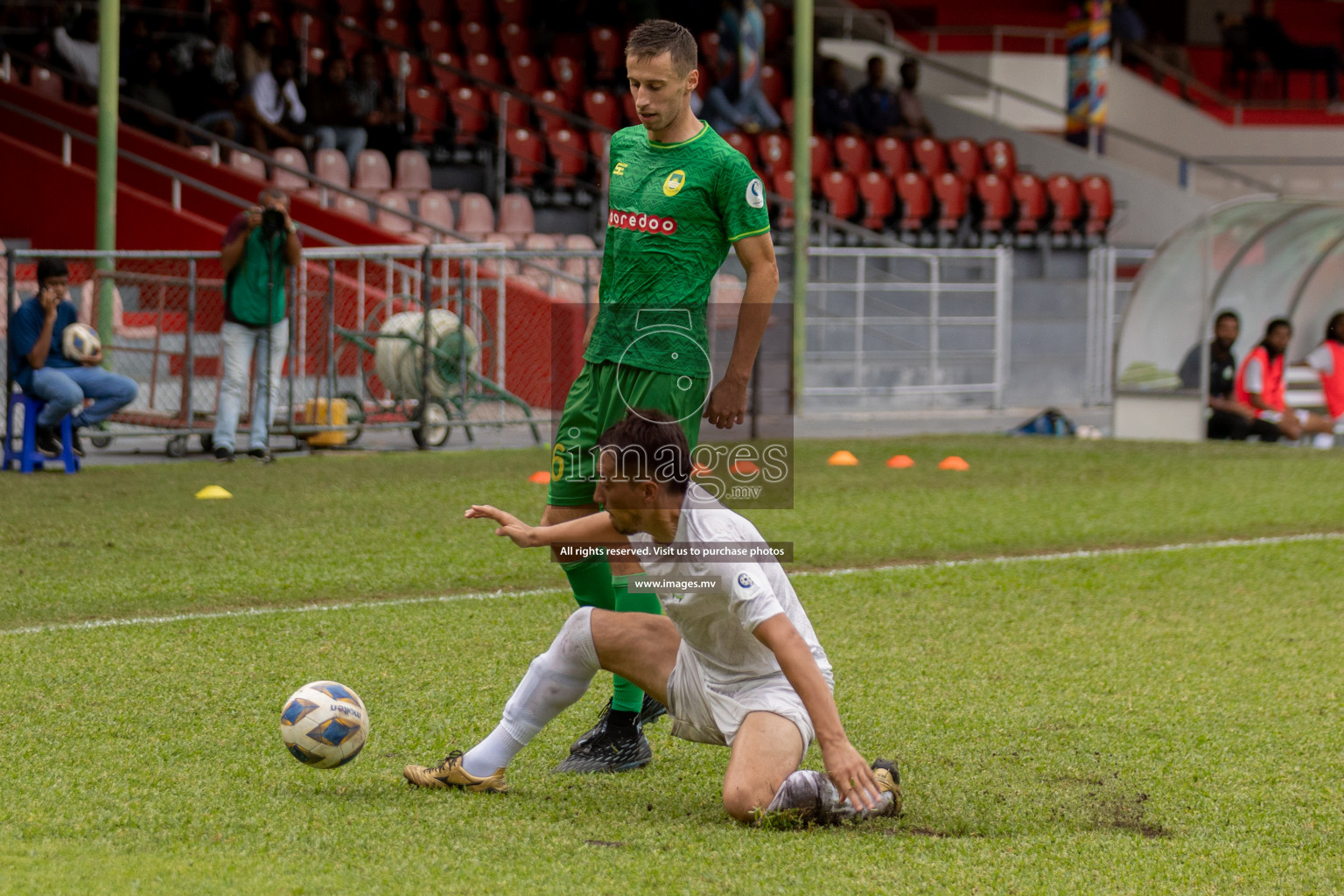 Maziya SRC vs Club Green Streets in Ooredoo Dhivehi Premier League 2021/22 held on 02 July 2022 in National Football Stadium, Male', Maldives