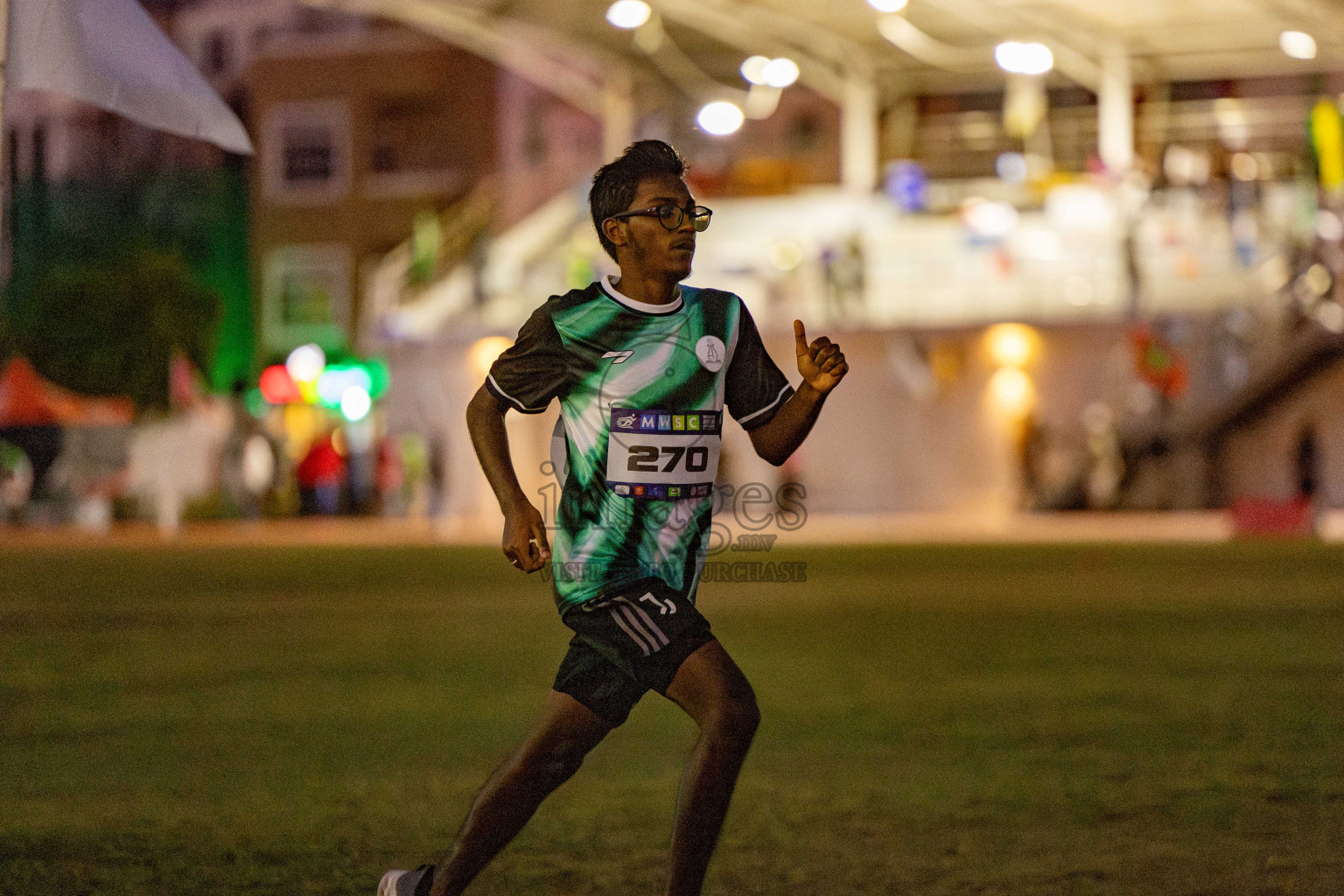 Day 1 of MWSC Interschool Athletics Championships 2024 held in Hulhumale Running Track, Hulhumale, Maldives on Saturday, 9th November 2024. 
Photos by: Hassan Simah / Images.mv