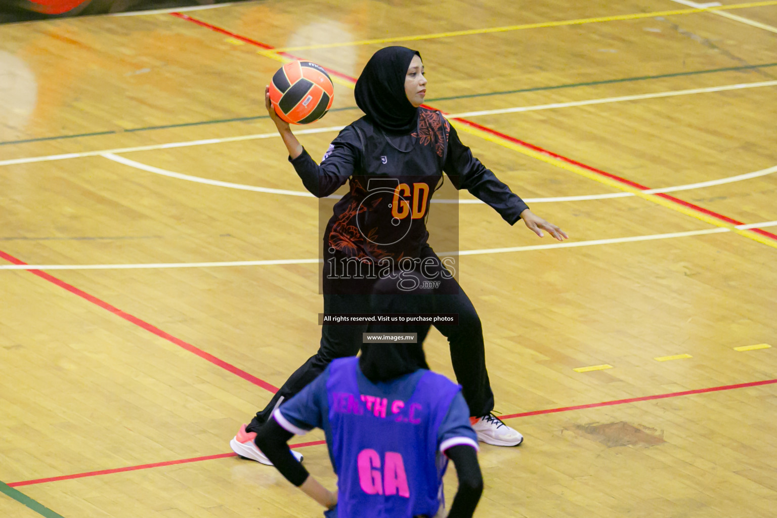 Xenith Sports Club vs Club Matrix in the Milo National Netball Tournament 2022 on 18 July 2022, held in Social Center, Male', Maldives. Photographer: Ahmed Dhaadh / Images.mv