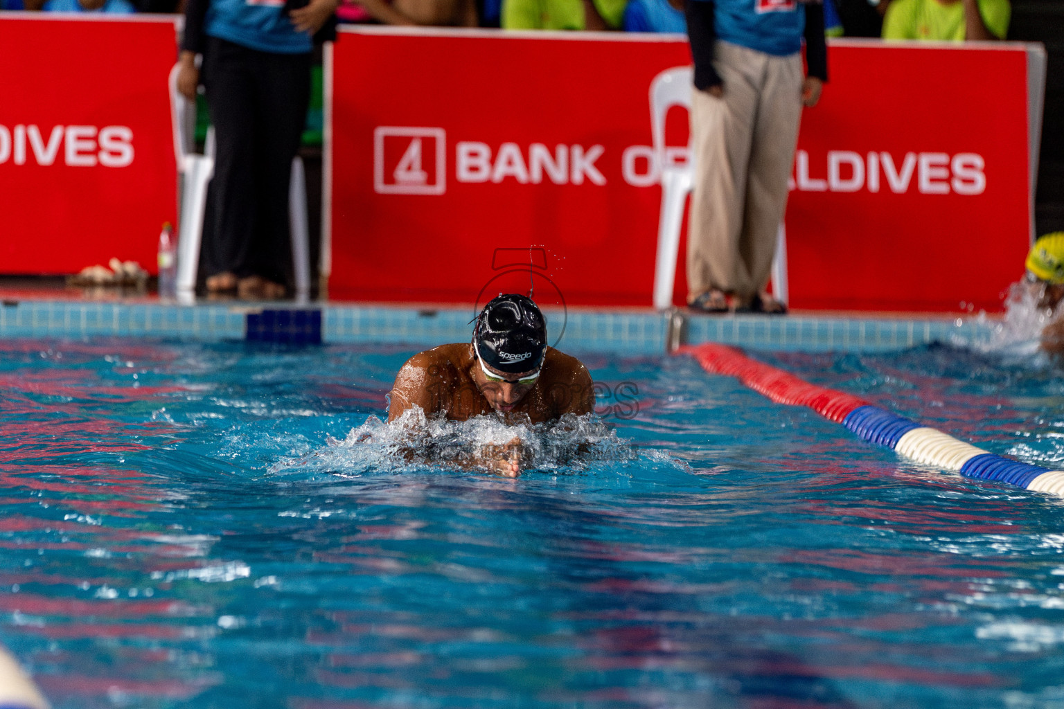 Day 3 of National Swimming Competition 2024 held in Hulhumale', Maldives on Sunday, 15th December 2024. Photos: Hassan Simah / images.mv