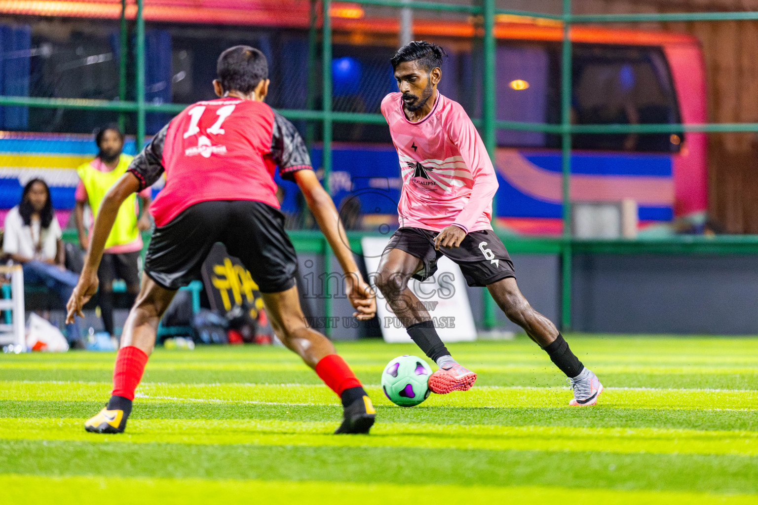 Apocalipse SC vs Young Stars in Day 2 of BG Futsal Challenge 2024 was held on Wednesday, 13th March 2024, in Male', Maldives Photos: Nausham Waheed / images.mv