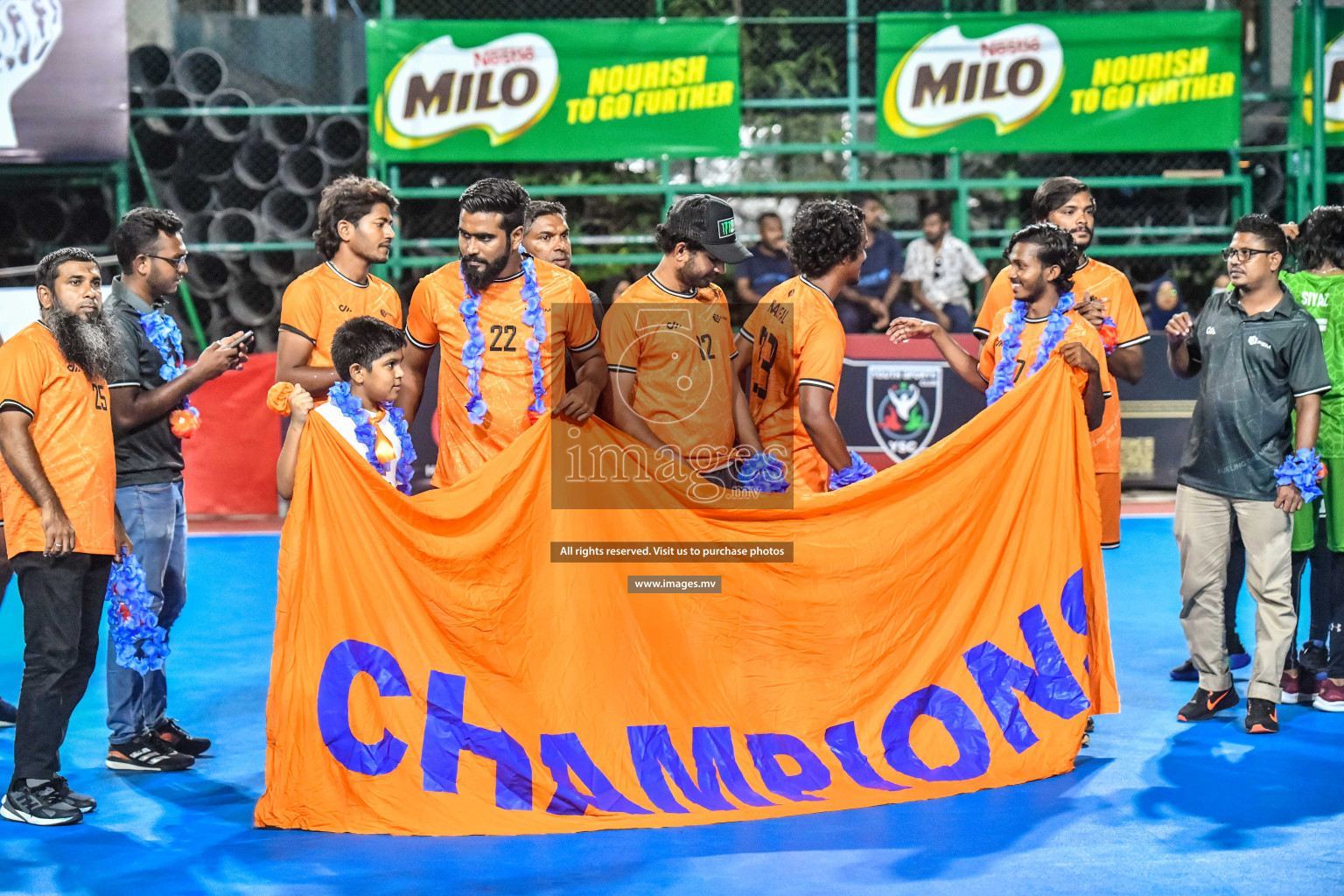 Final of Milo 6th Inter Office Handball Tournament 2022 - Photos by Nausham Waheed