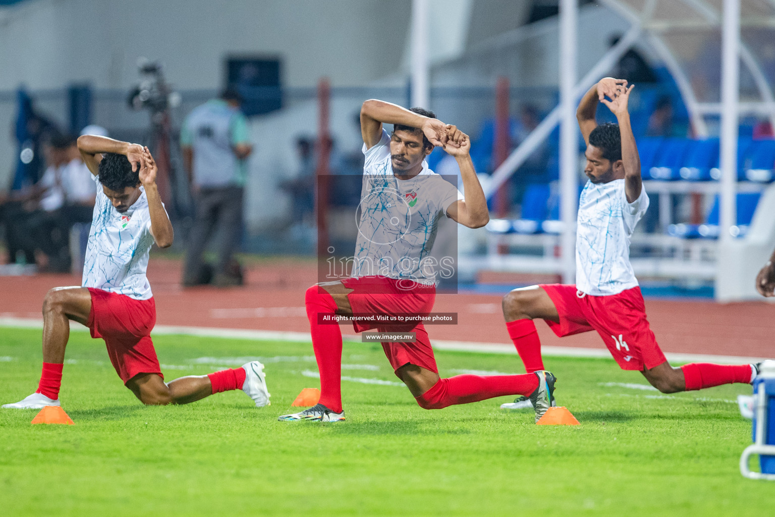 Maldives vs Bhutan in SAFF Championship 2023 held in Sree Kanteerava Stadium, Bengaluru, India, on Wednesday, 22nd June 2023. Photos: Nausham Waheed / images.mv