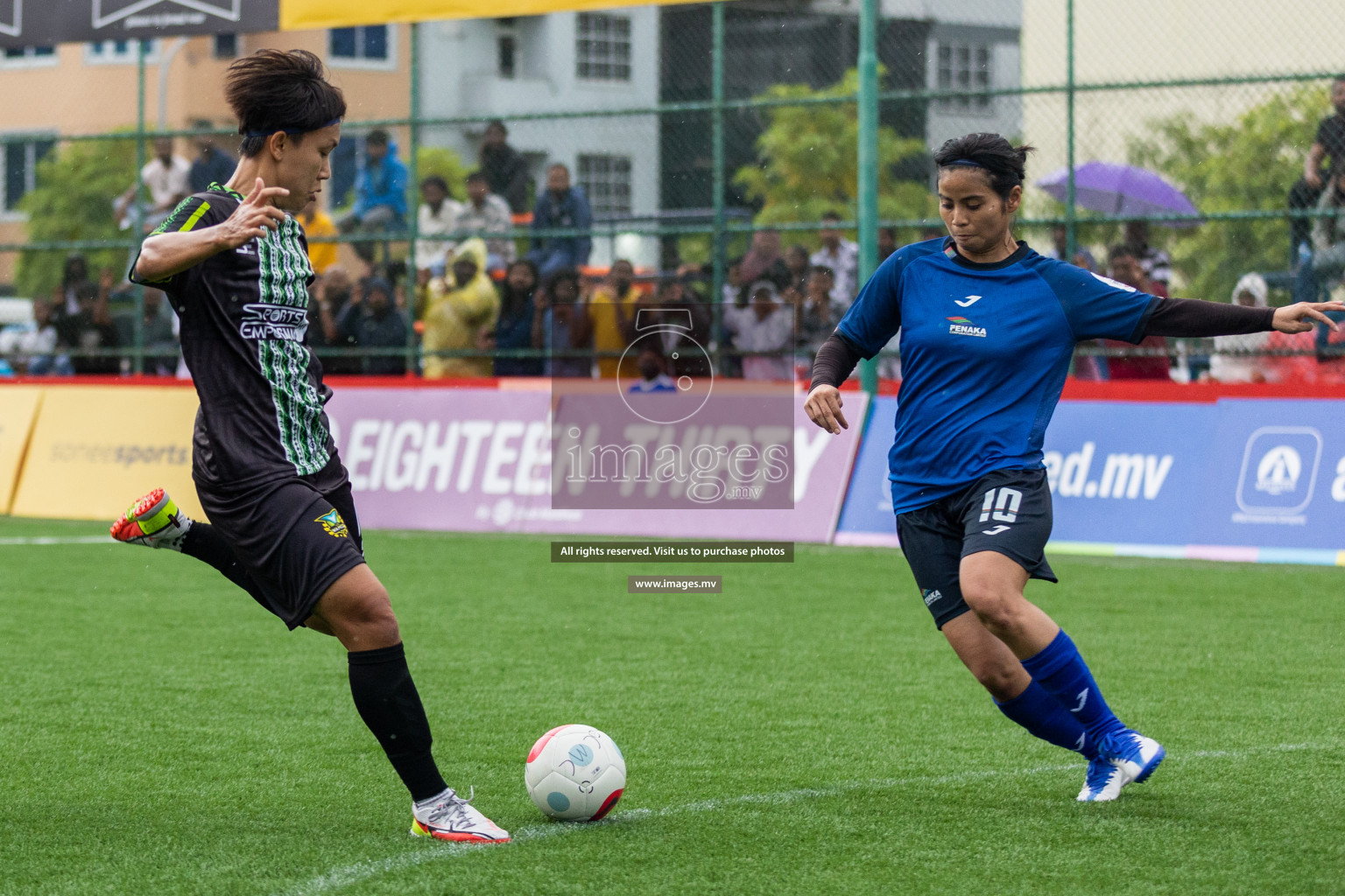 WAMCO vs Team Fenaka in Eighteen Thirty Women's Futsal Fiesta 2022 was held in Hulhumale', Maldives on Friday, 14th October 2022. Photos: Hassan Simah / images.mv