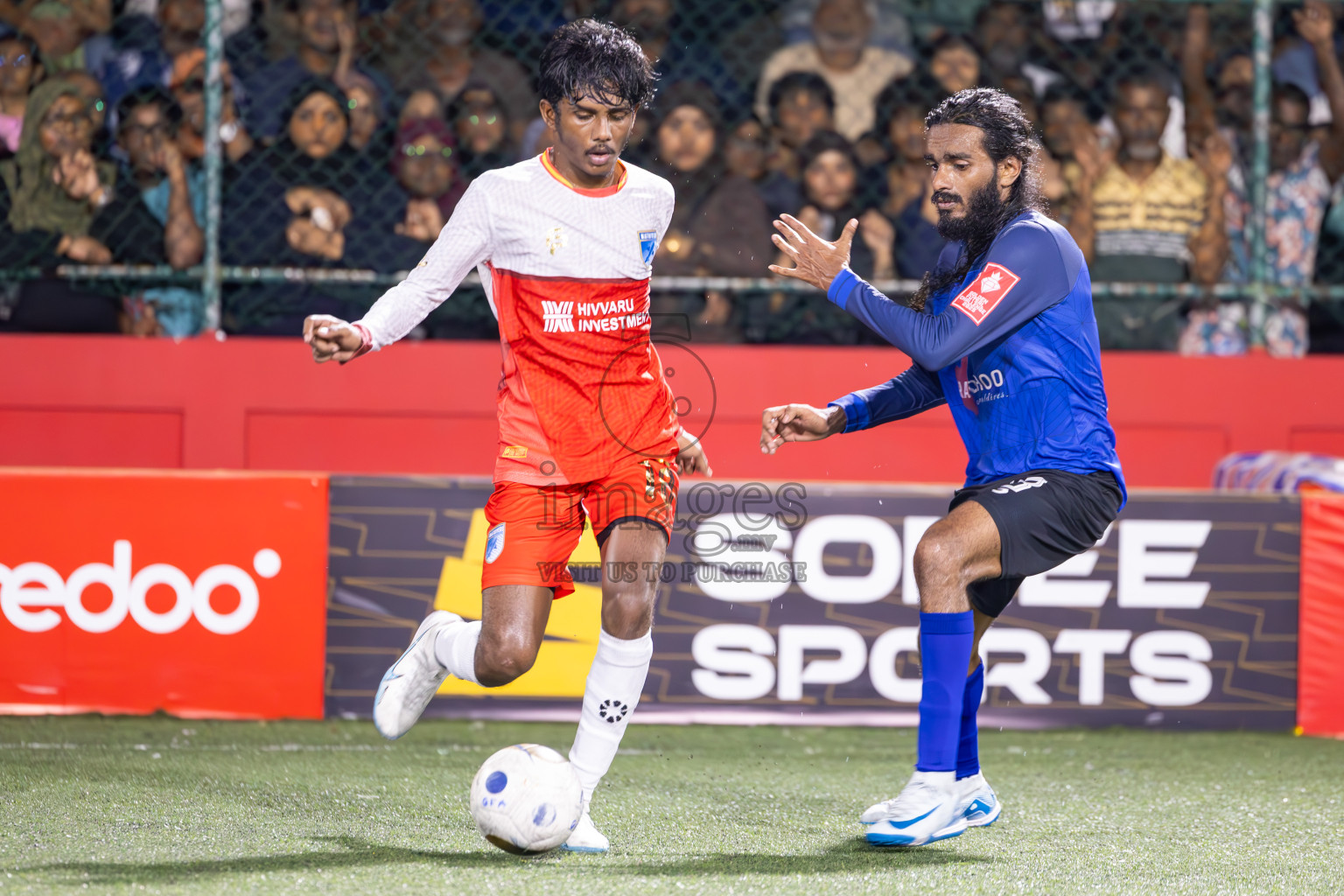 AA Mathiveri vs AA Rasdhoo in Day 15 of Golden Futsal Challenge 2025 was held on Sunday, 19th January 2025, in Hulhumale', Maldives. Photos: Ismail Thoriq / images.mv