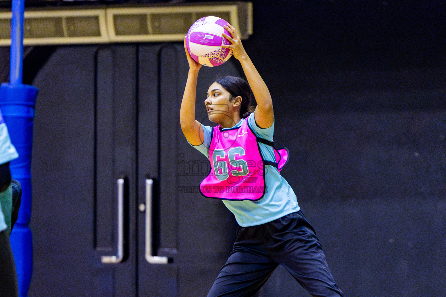 Xenith Sports Club vs MV Netters in Day 10 of National Netball Tournament 2025 held in Social Center at Male', Maldives on Tuesday, 27th May 2025. Photos: Nausham Waheed / images.mv