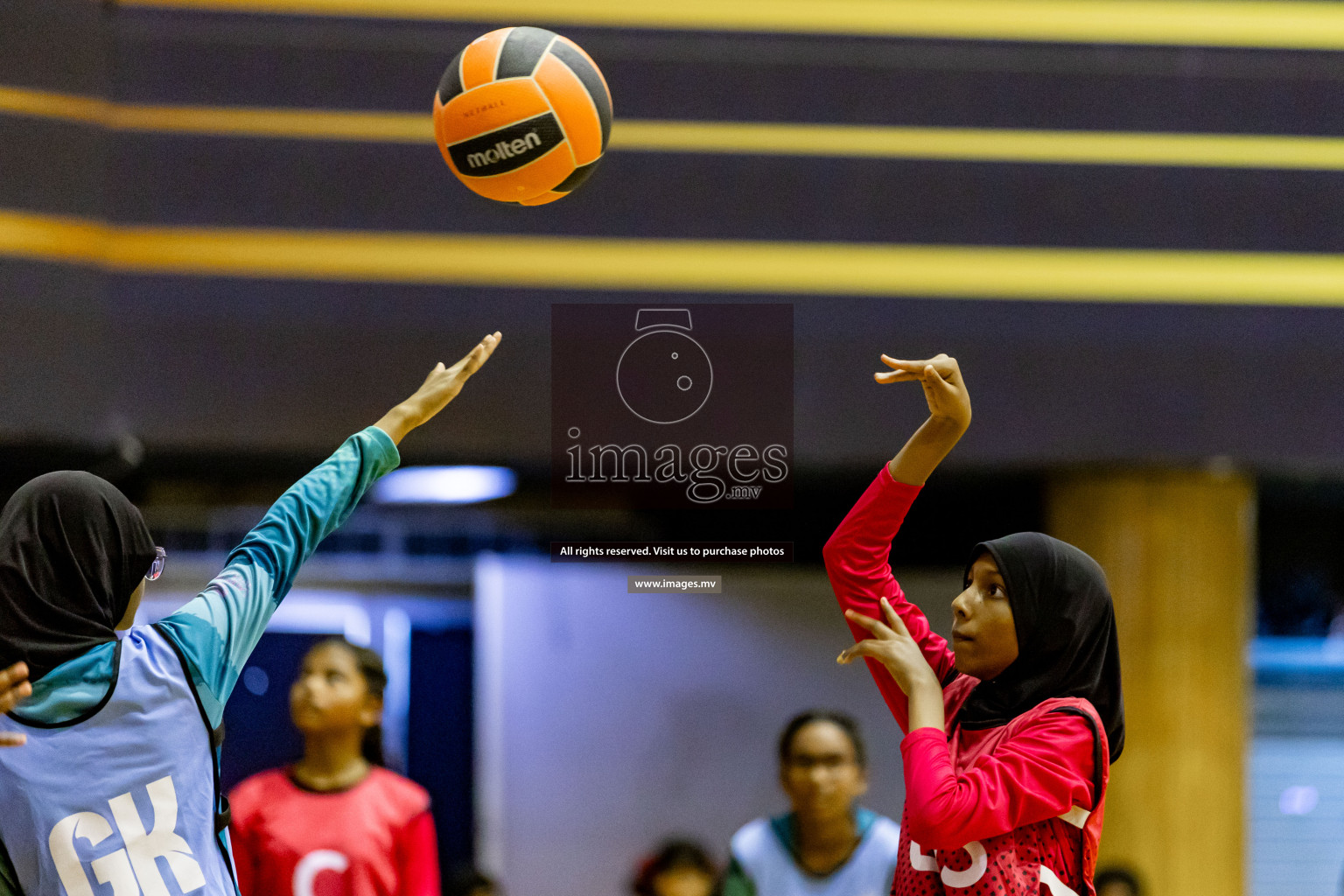 Day 8 of 24th Interschool Netball Tournament 2023 was held in Social Center, Male', Maldives on 3rd November 2023. Photos: Hassan Simah, Nausham Waheed / images.mv