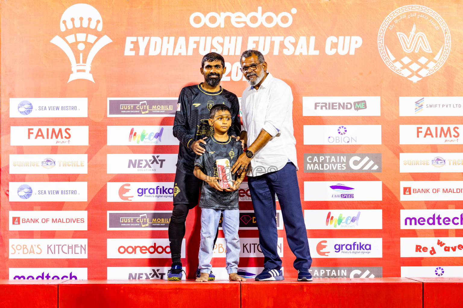 CC Sports Club vs Afro SC in the final of Eydhafushi Futsal Cup 2024 was held on Wednesday , 17th April 2024, in B Eydhafushi, Maldives Photos: Nausham Waheed / images.mv