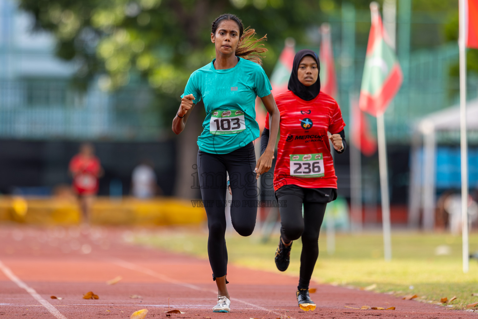 Day 3 of 12th Milo Association Championships was held in Ekuveni Track at Male', Maldives on Saturday, 26th April 2025. Photos: Ismail Thoriq / images.mv