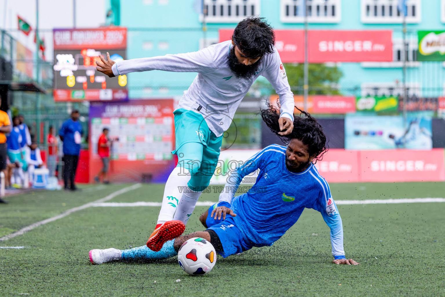 MPL vs Club Fen in Round of 16 of Club Maldives Cup 2024 held in Rehendi Futsal Ground, Hulhumale', Maldives on Wednesday, 9th October 2024. Photos: Nausham Waheed / images.mv